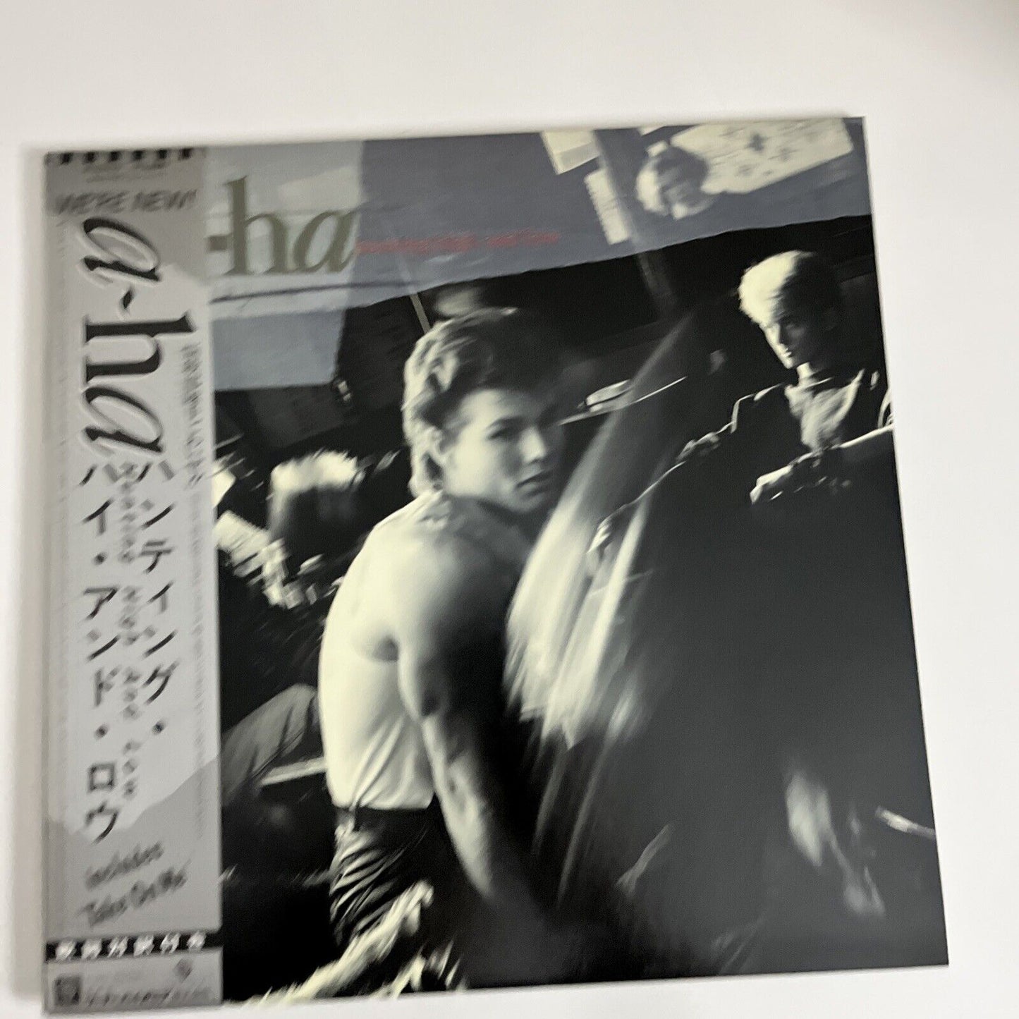 Hunting High And Low by A-ha 1985 LP Vinyl Record Obi Warner Bros   P-13153