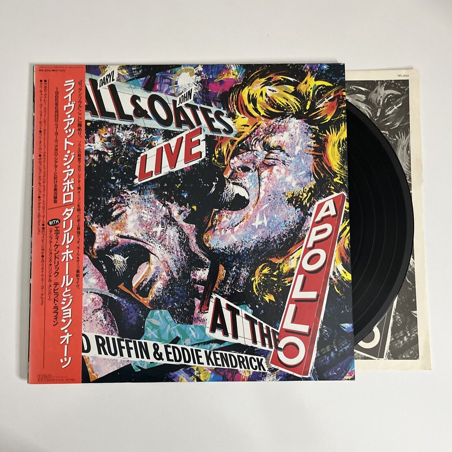 Daryl Hall & John Oates – Live At The Apollo 1985 LP Vinyl Record Obi RPL-8312