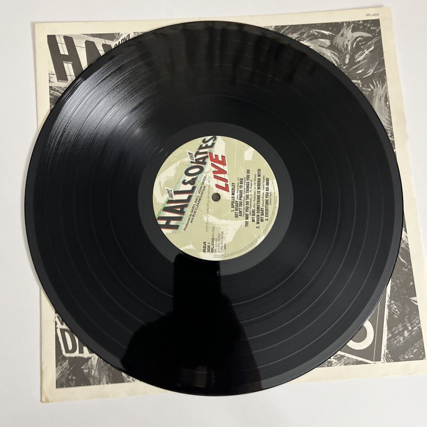 Daryl Hall & John Oates – Live At The Apollo 1985 LP Vinyl Record Obi RPL-8312