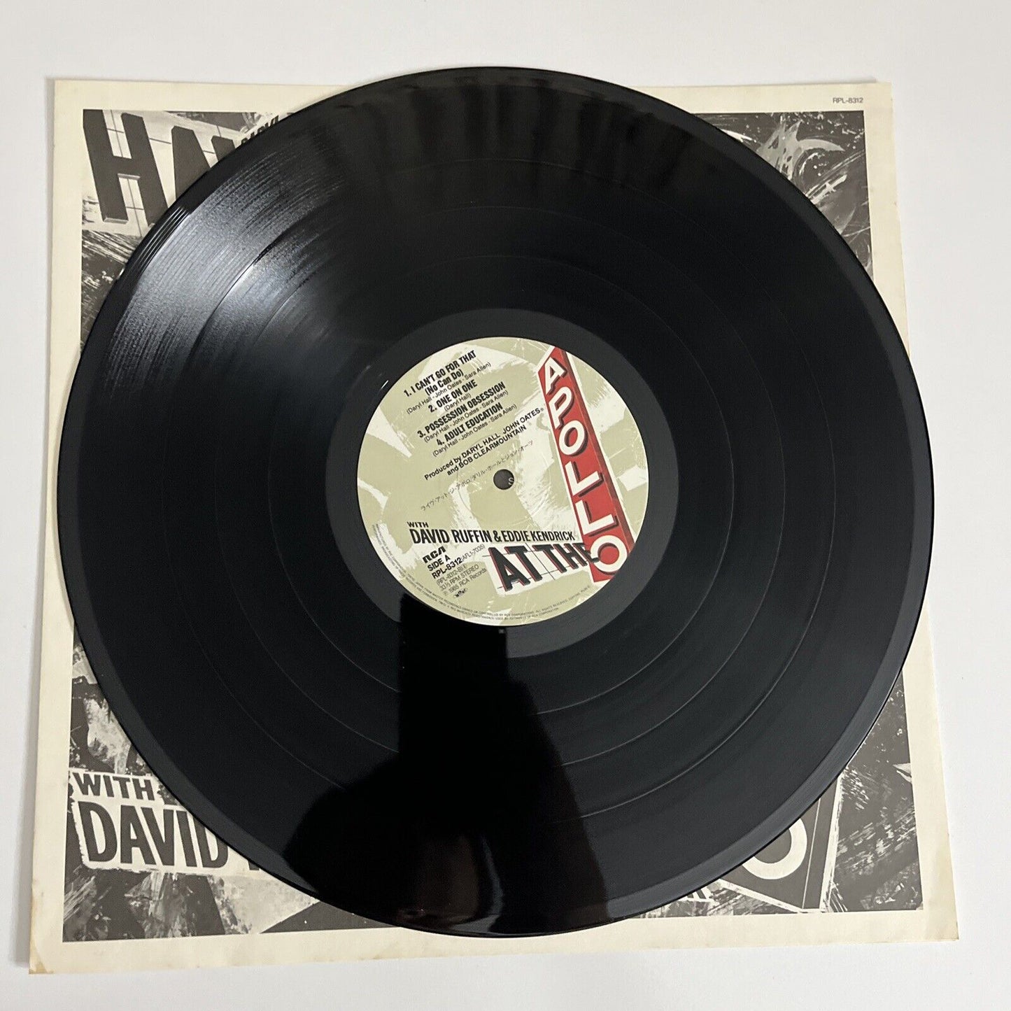 Daryl Hall & John Oates – Live At The Apollo 1985 LP Vinyl Record Obi RPL-8312