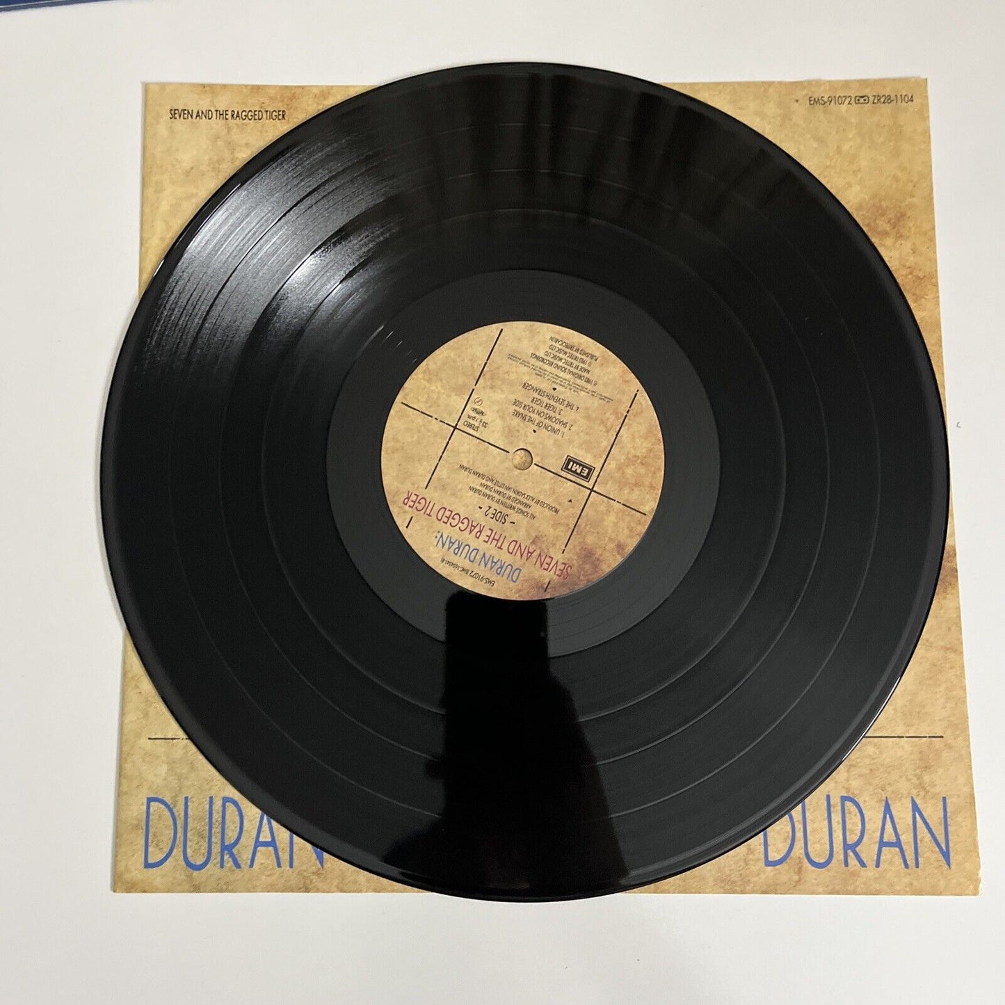 Seven And The Ragged Tiger by Duran Duran 1983 LP Vinyl Record EMI EMS-91072