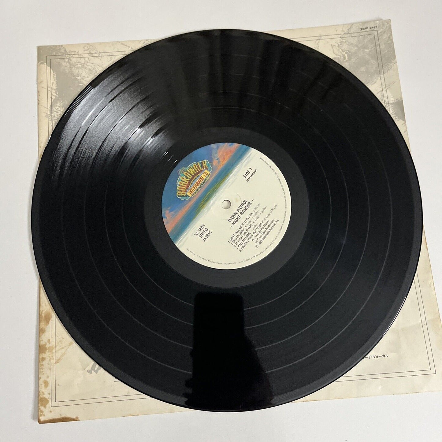 Dawn Patrol by Night Ranger 1983 LP Vinyl Record Obi JAPAN 25AP 2487