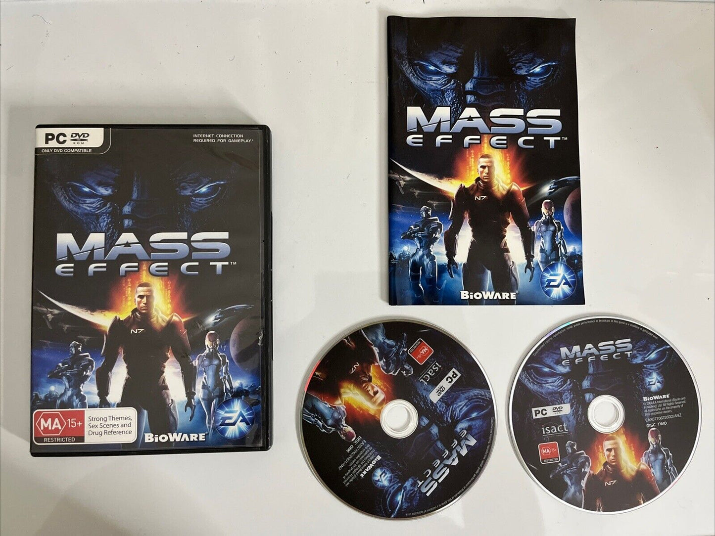 Mass Effect PC DVD-ROM Windows Action RPG Bioware Game Complete