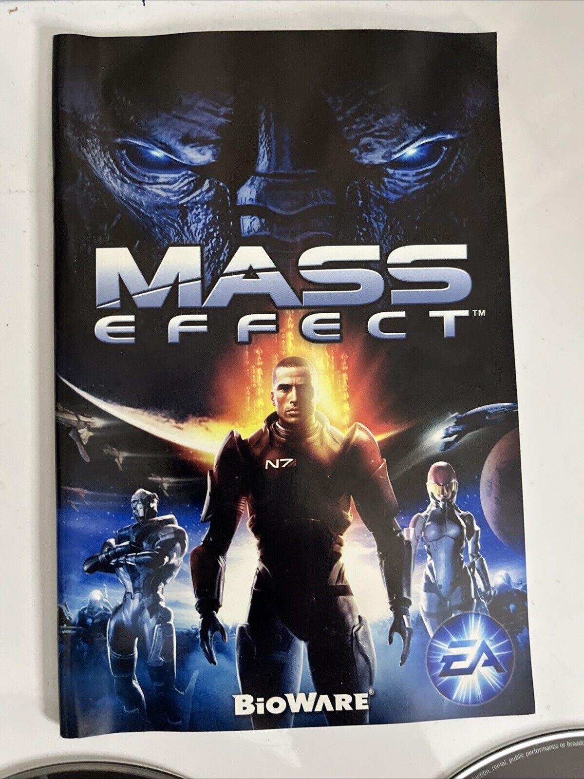 Mass Effect PC DVD-ROM Windows Action RPG Bioware Game Complete