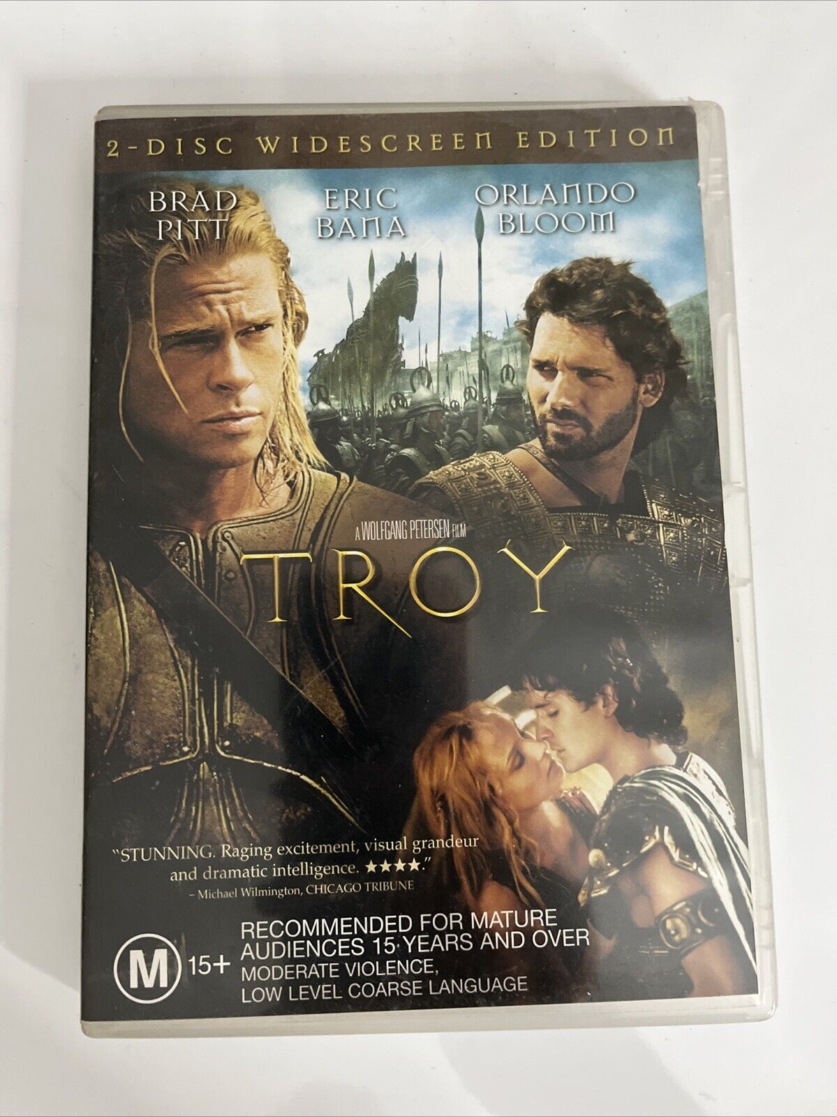 Troy (DVD, 2004, 2-Disc Widescreen Edition) Brad Pitt, Eric Bana Region 4