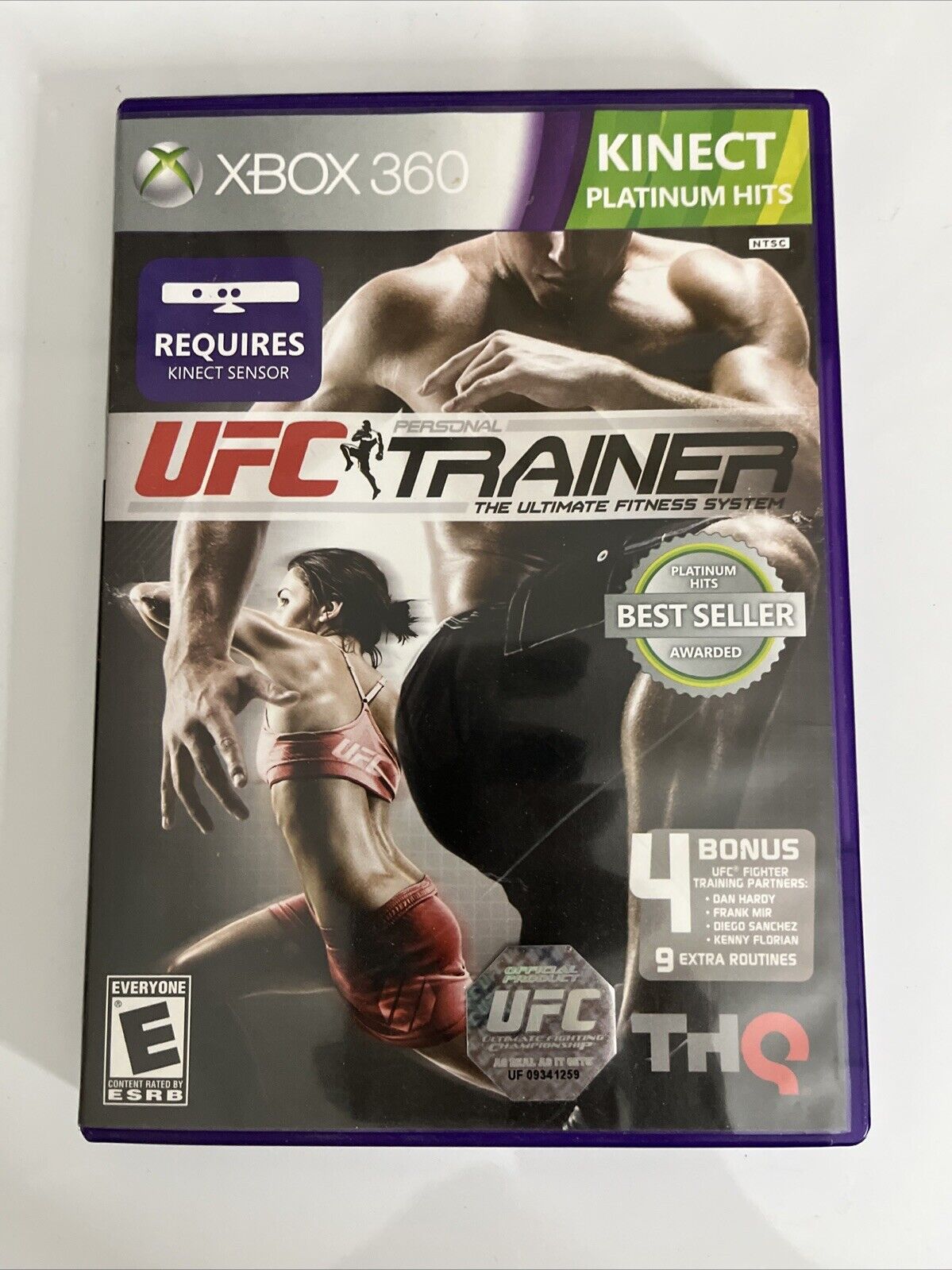 UFC Trainer: Ultimate Fitness System Microsoft XBOX 360 PAL 2012 Game Complete