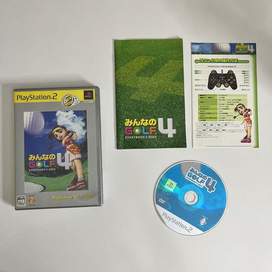 Minna no Golf Everybody's Golf 4 PS2 Sony PlayStation NTSC-J JAPAN Game Complete