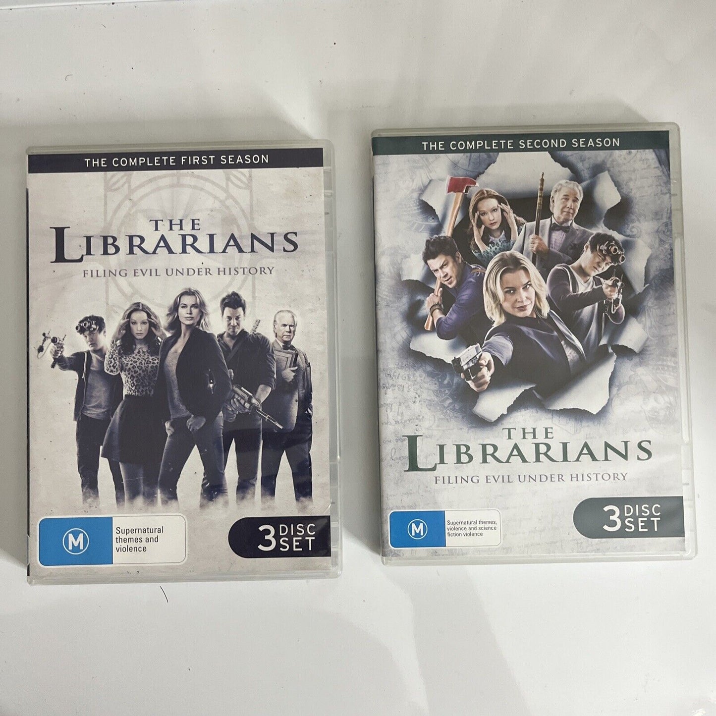 The Librarians : Season 1 & 2 (DVD, 2015) Region 4 &2