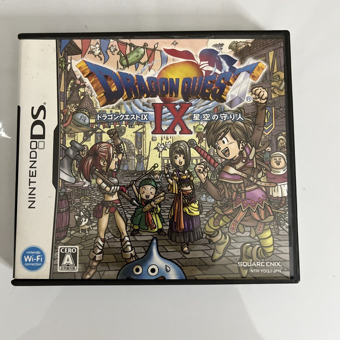 Dragon Quest IX NDS Nintendo DS JAPAN Square Enix RPG 2009 Game Complete