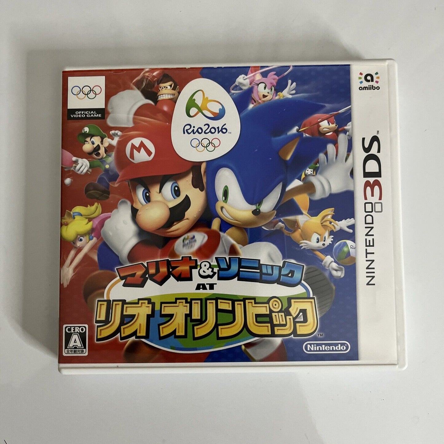 Mario & Sonic at the Rio 2016 Olympic Games 3DS Nintendo NTSC-J JAPAN Complete