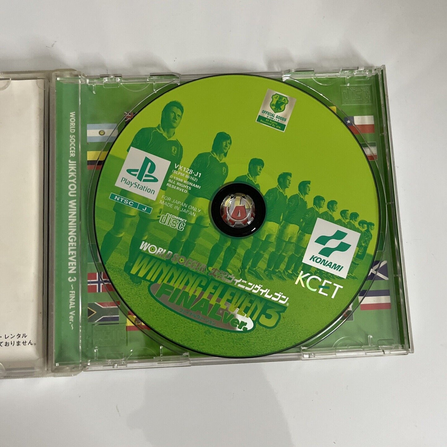 Winning Eleven 3 Final Version  PS1 Sony PlayStation NTSC-J JAPAN 1998 Game