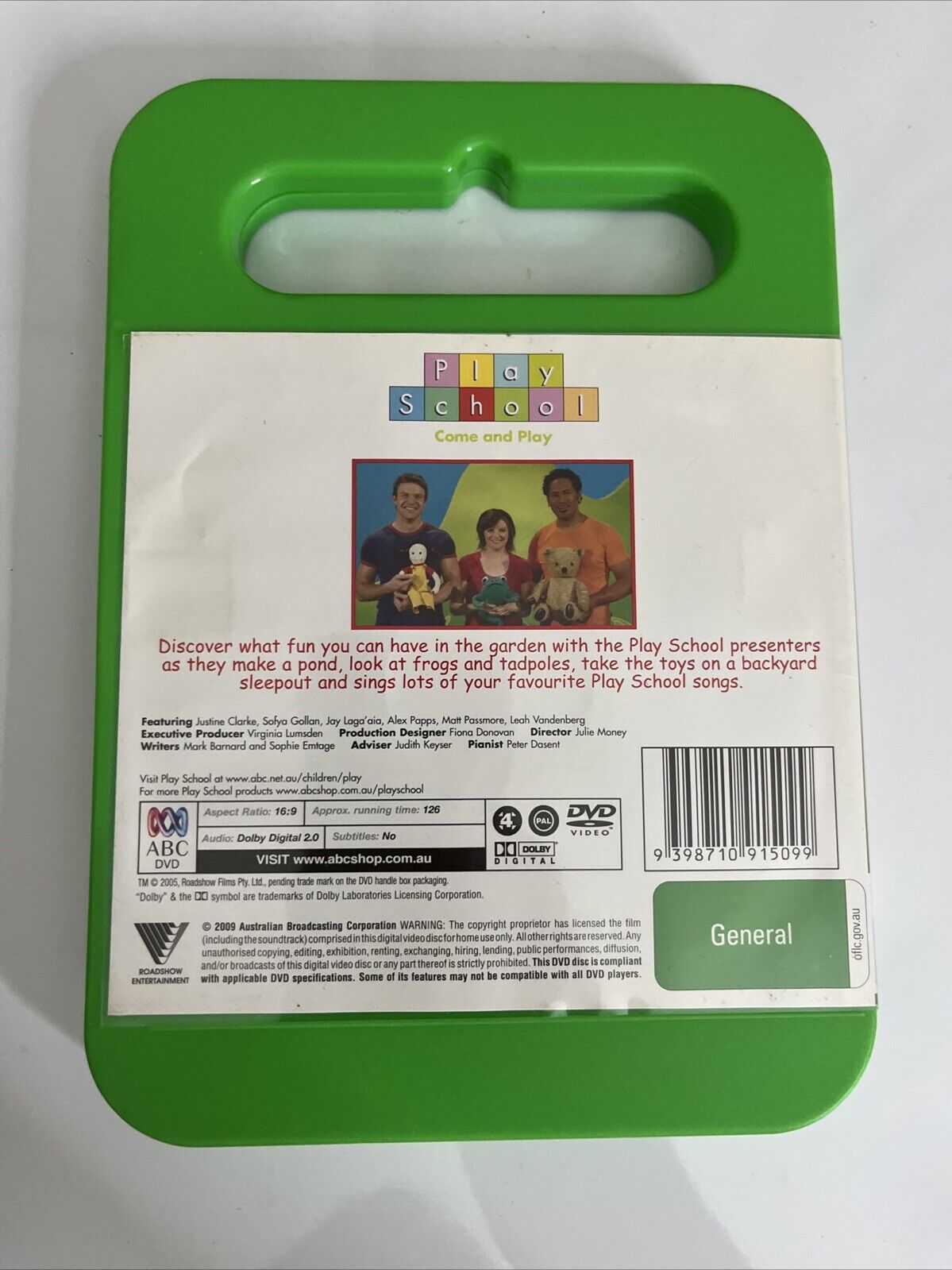 Play School : In the Garden (DVD, 2009) ABC Kids Region 4