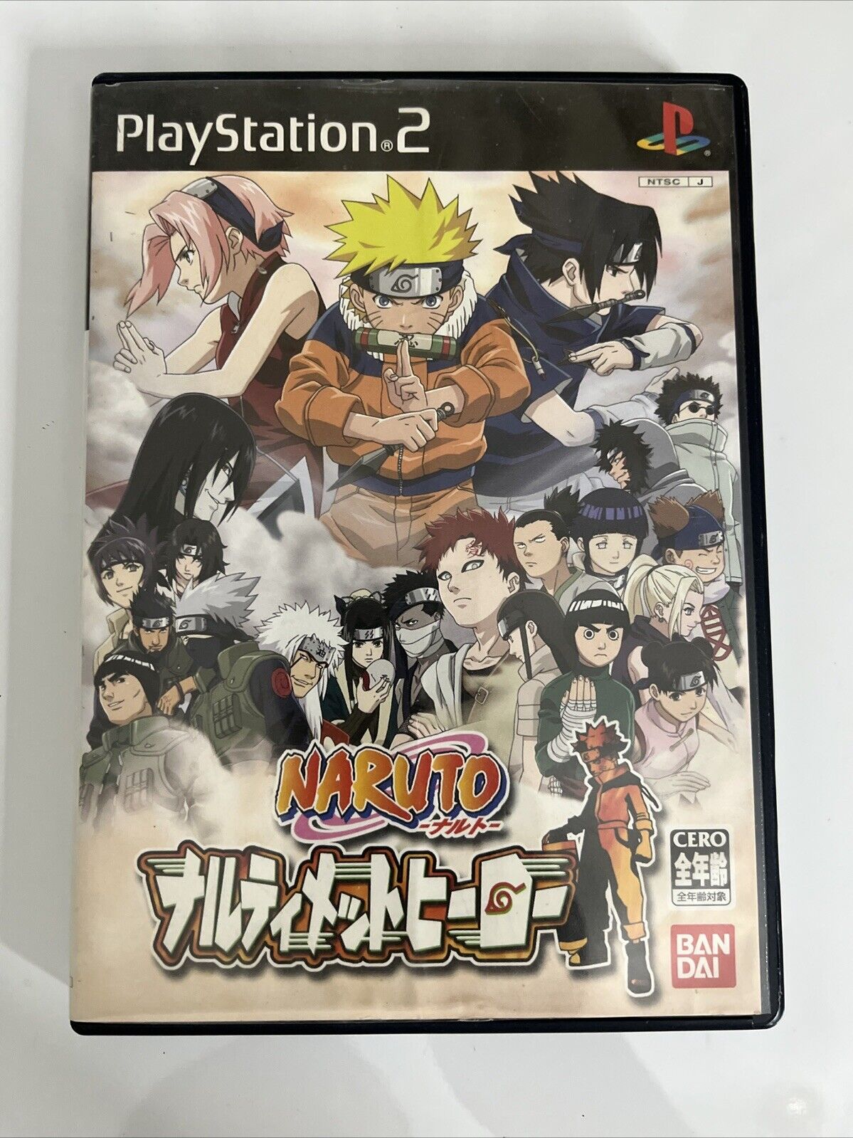 Naruto: Narutimate Hero Ninja PS2 Sony PlayStation NTSC-J JAPAN Fighting Game
