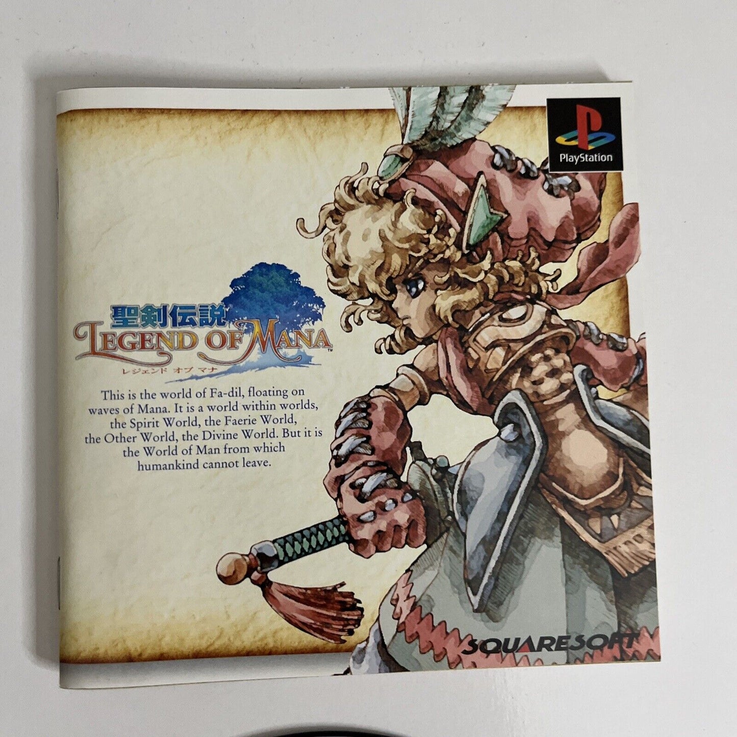 Seiken Densetsu: Legend of Mana  PS1 Sony PlayStation NTSC-J JAPAN Square Game