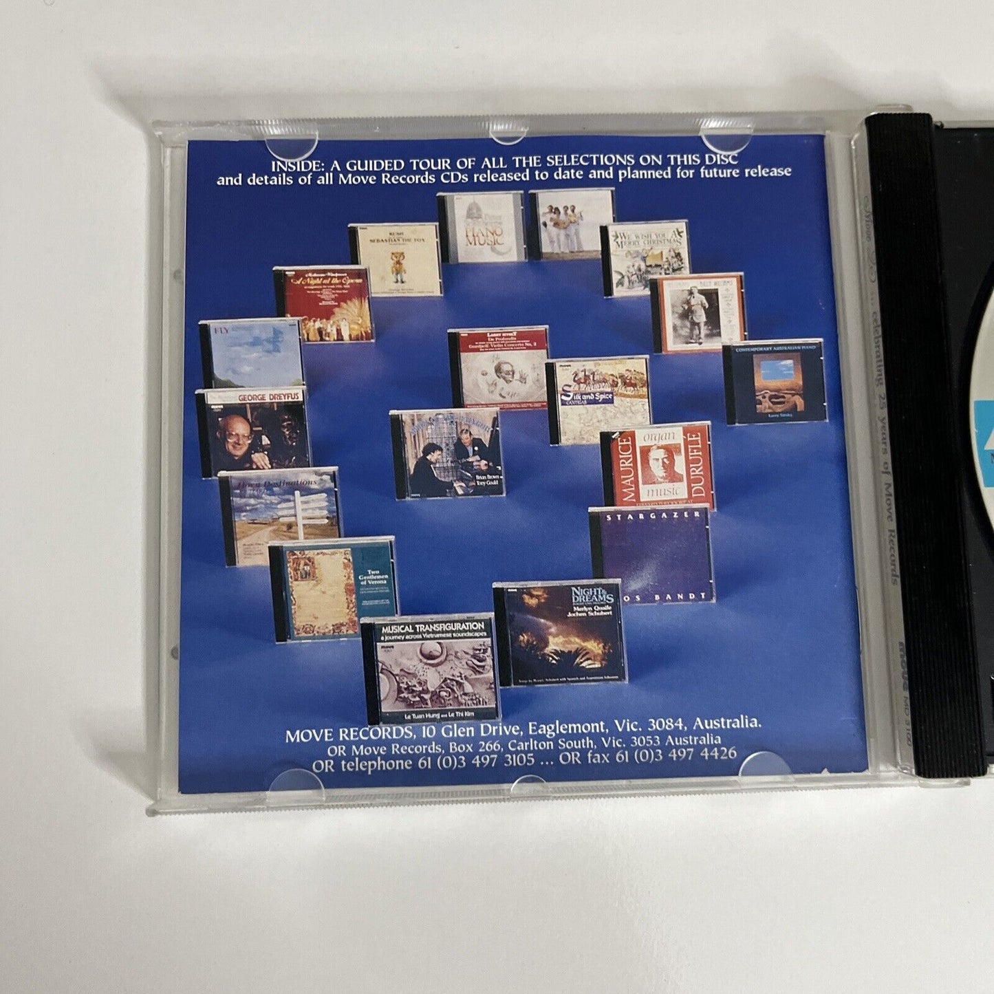 Move 25 : Celebrating 25 Years Of Move Records (CD, 1993) Album