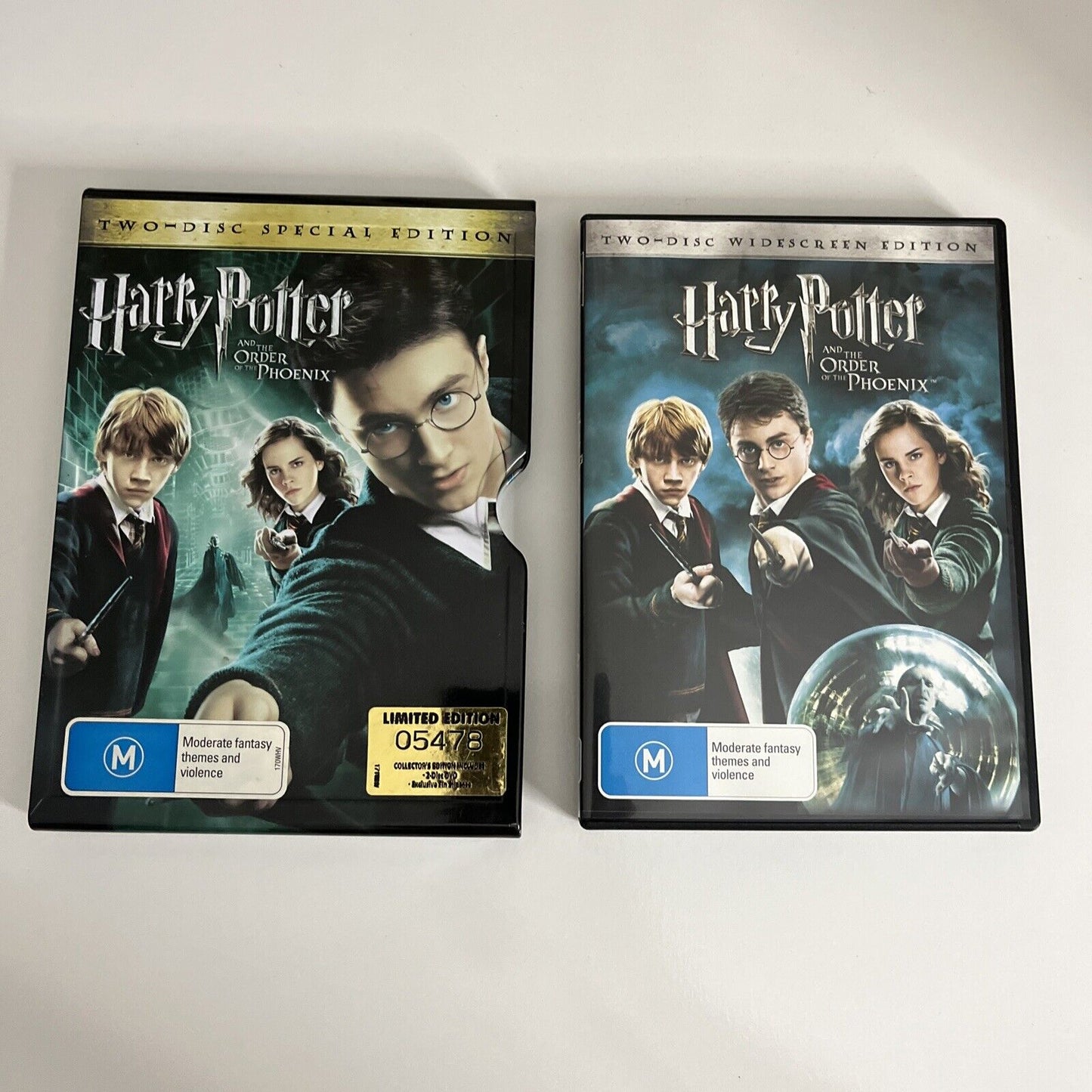 Harry Potter And The Order Of The Phoenix (DVD, 2007) Steelbook Limited Edition