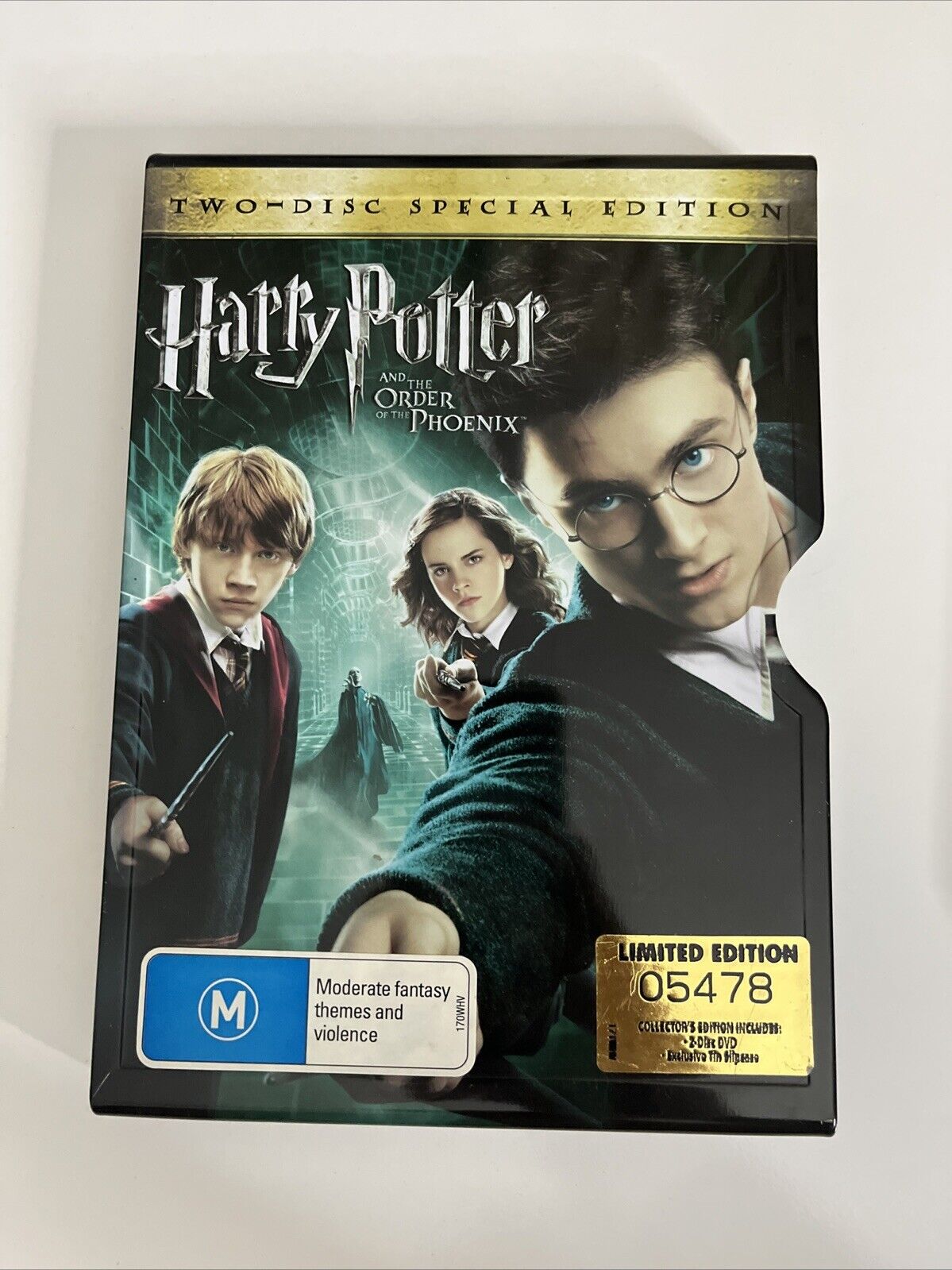 Harry Potter And The Order Of The Phoenix (DVD, 2007) Steelbook Limited Edition