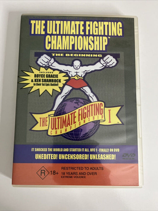 The Ultimate Fighting Championship 1 : The Beginning (DVD, 1993) All Regions