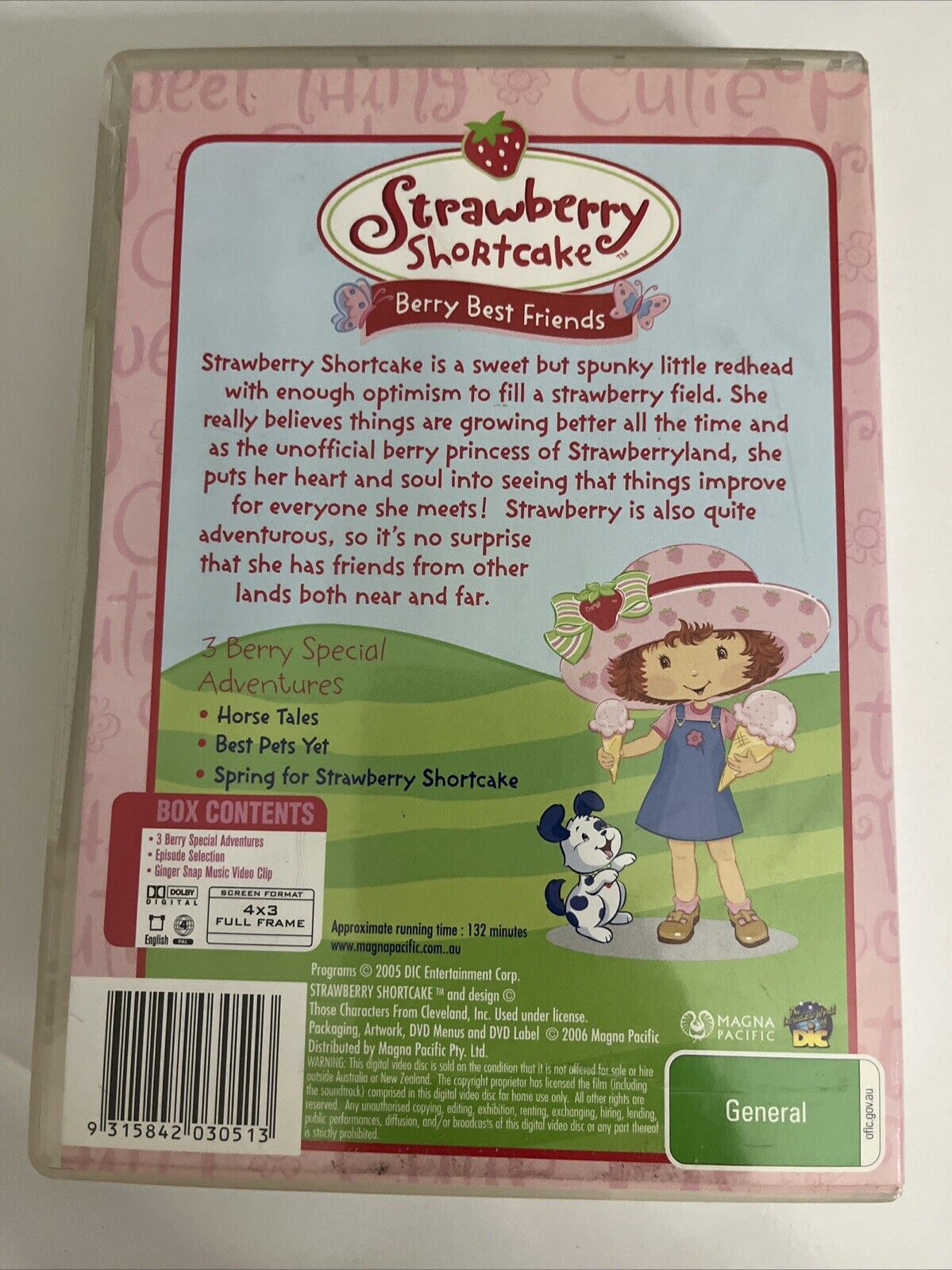 Strawberry Shortcake Berry Best Friends : Collection 1 (DVD, 2004, 3-Disc)
