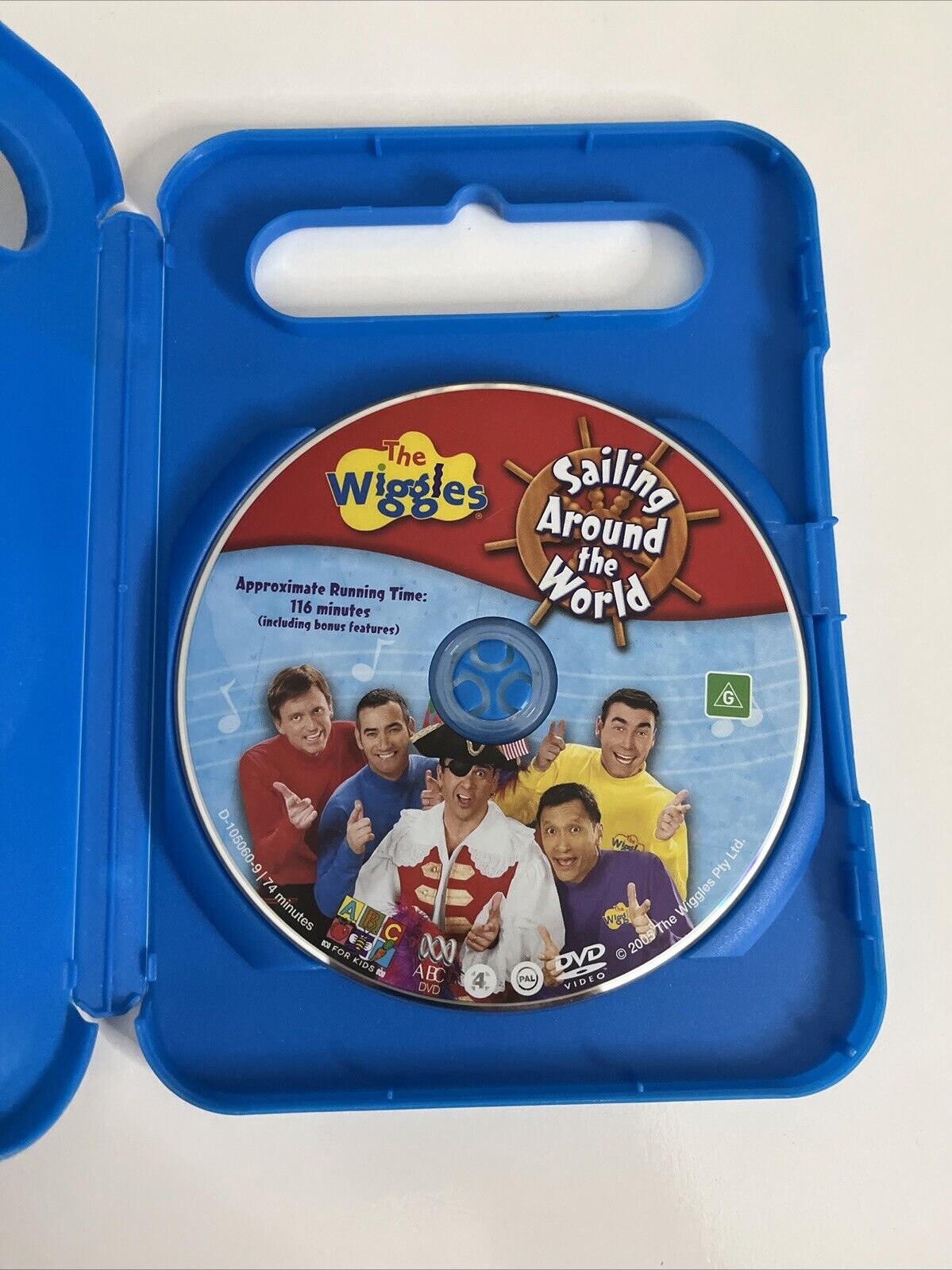 The Wiggles Sailing Around The World DVD 2005 ABC Kids Region 4 the-wiggles-sailing-around-the-world-dvd-2005-abc-kids-region-4
