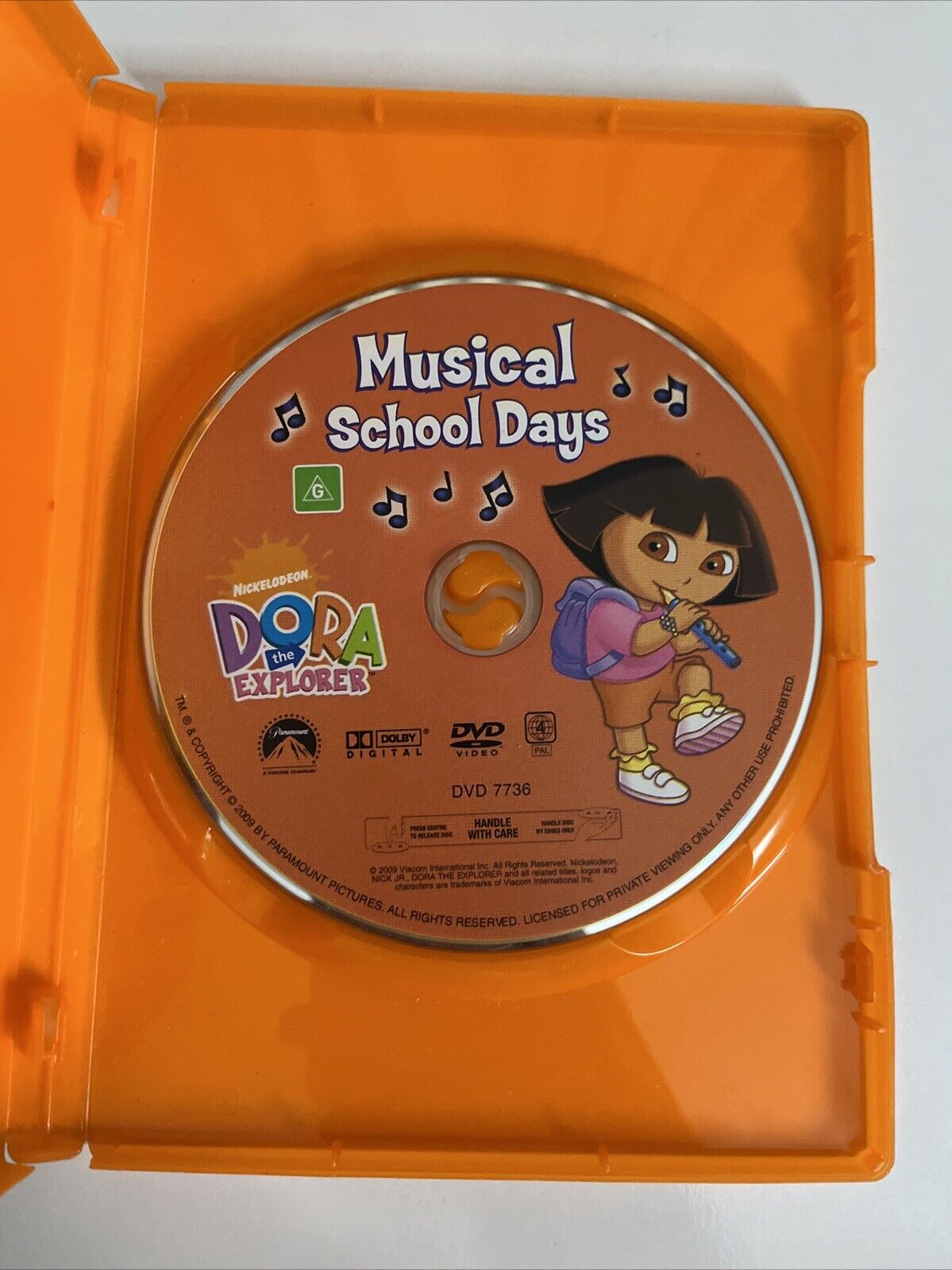 Dora the Explorer Musical School Days (DVD, 2009) Nickelodeon Animation Region 4