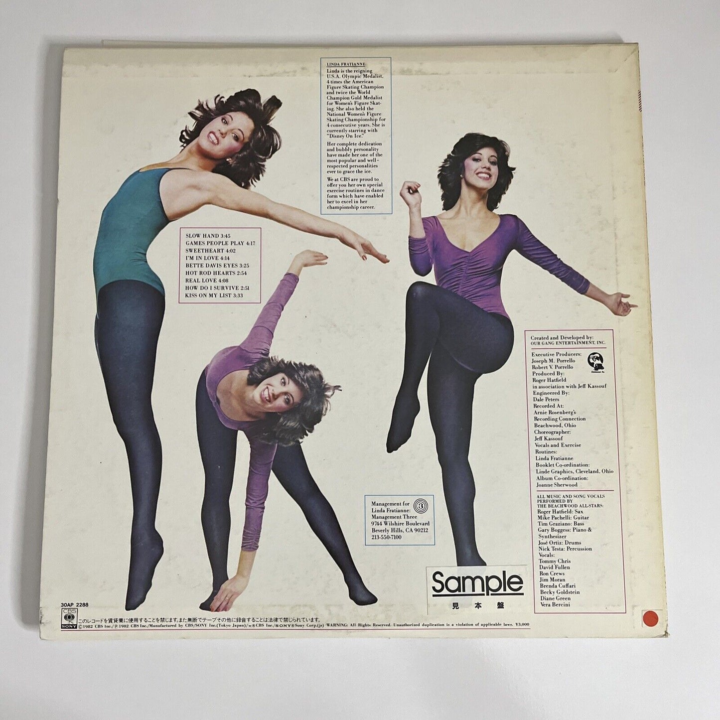 Dance & Exercise With The Hits by Linda Fratianne 1982 LP Vinyl Record 30AP 2288