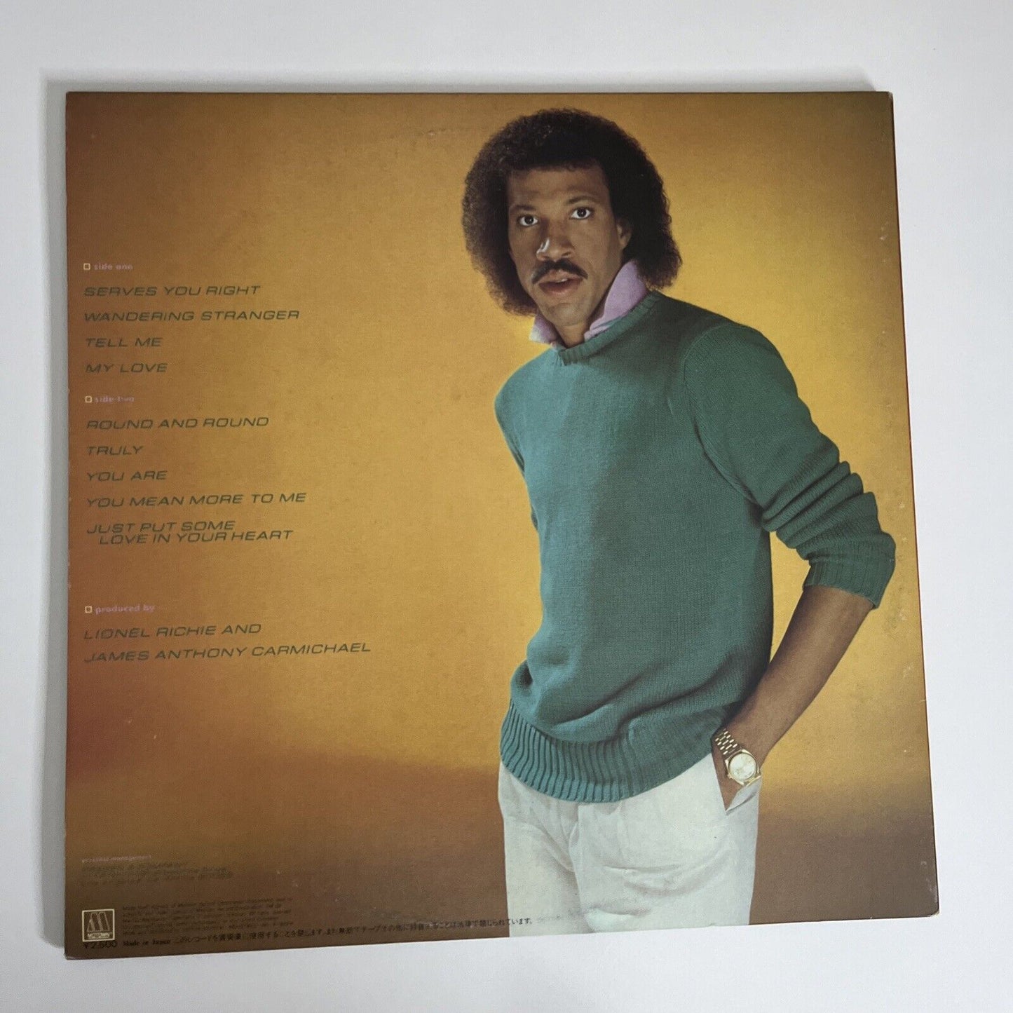 Lionel Richie – Lionel Richie 1982 LP Vinyl 12" Album Record  Gatefold VIL-6011