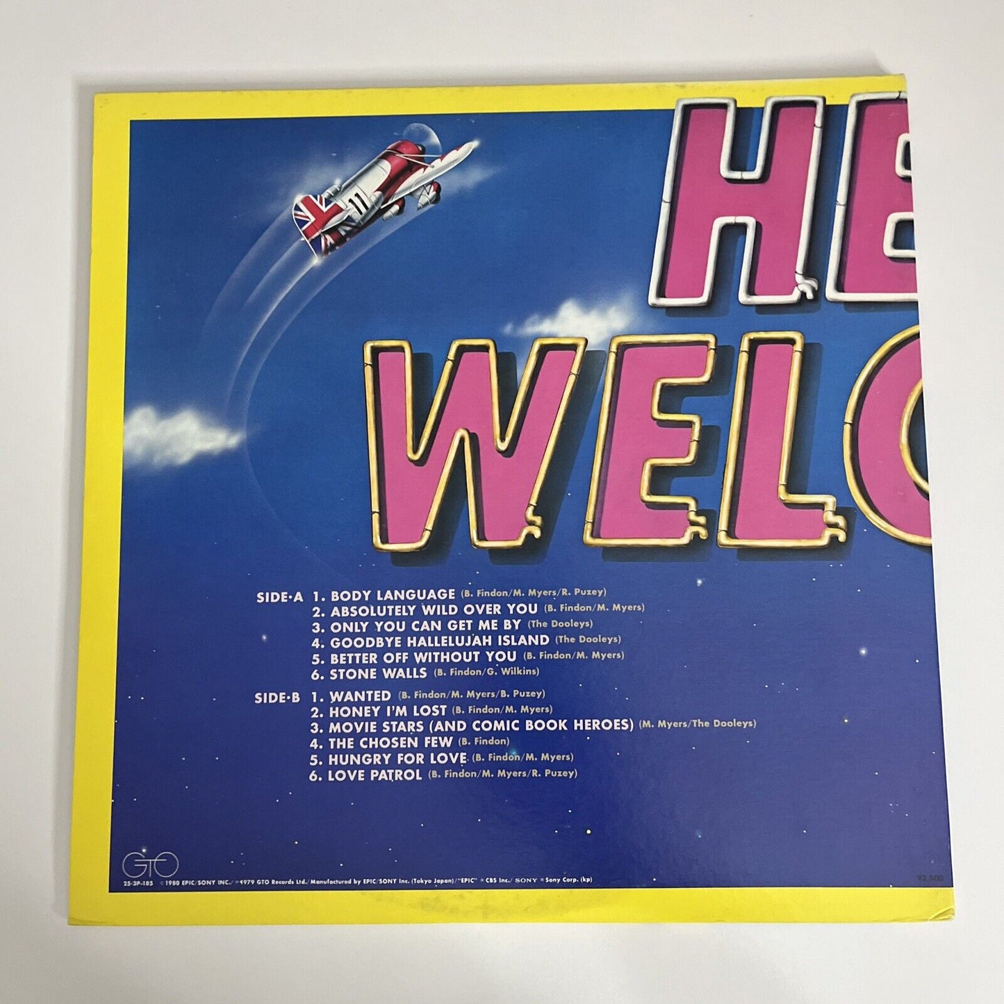 The Dooleys – Hello Welcome! 1980 LP Vinyl Record Album Gatefold Obi 25-3P-185