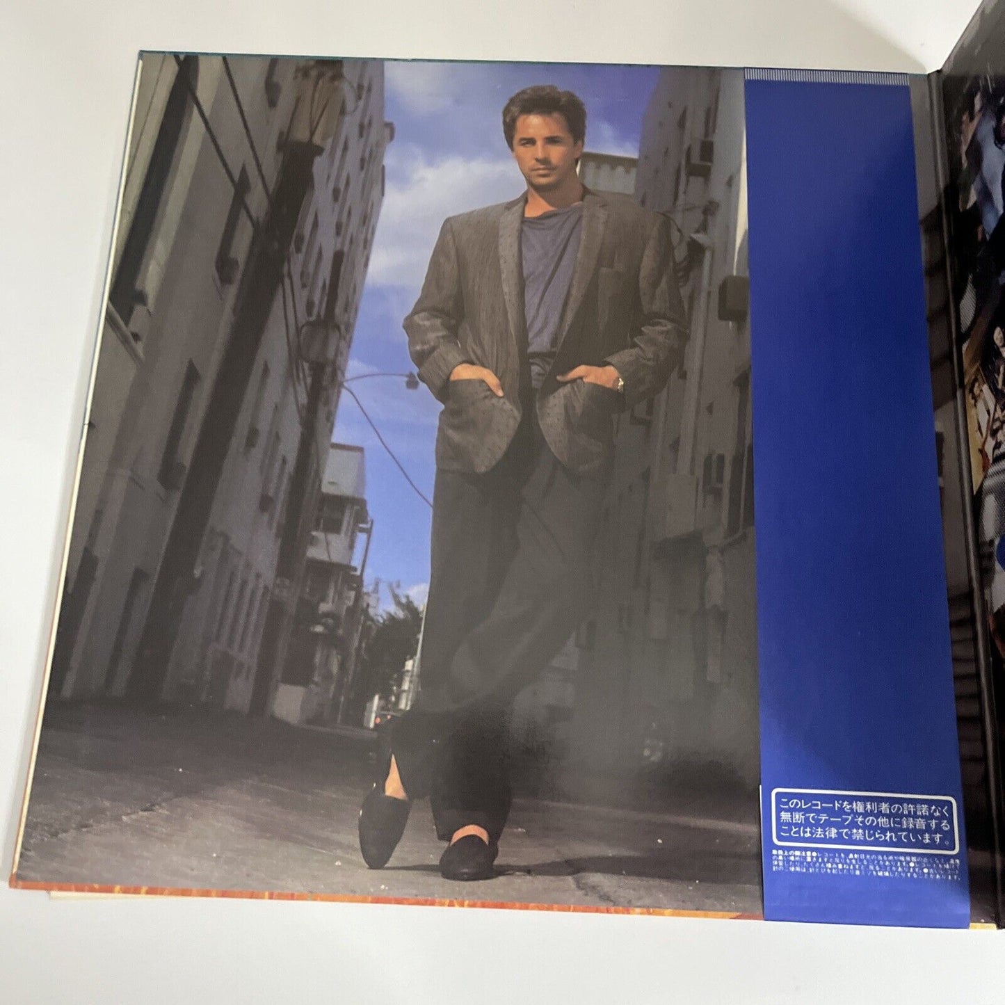 Don Johnson – Heartbeat 1986 LP Vinyl Record Gatefold Obi Epic Records 28-3P-778