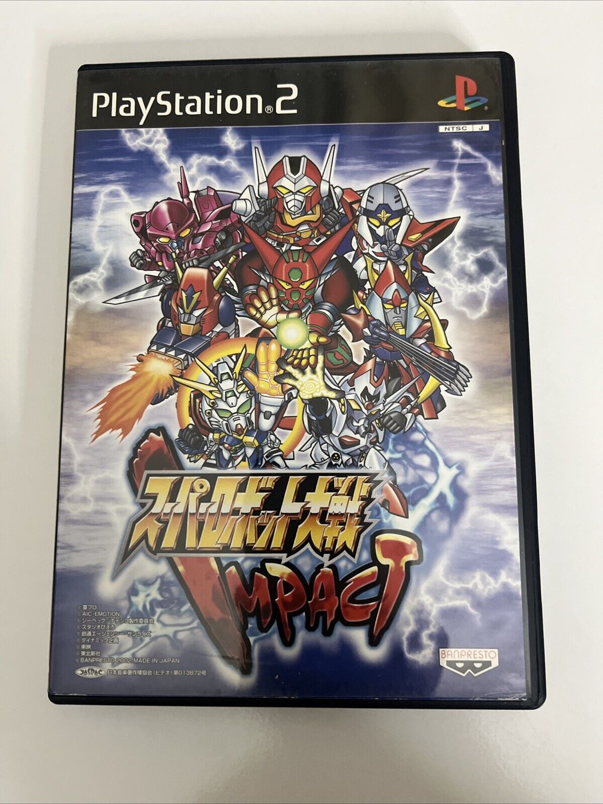 Super Robot Taisen Wars Impact  PS2 Sony PlayStation NTSC-J JAPAN Game Complete