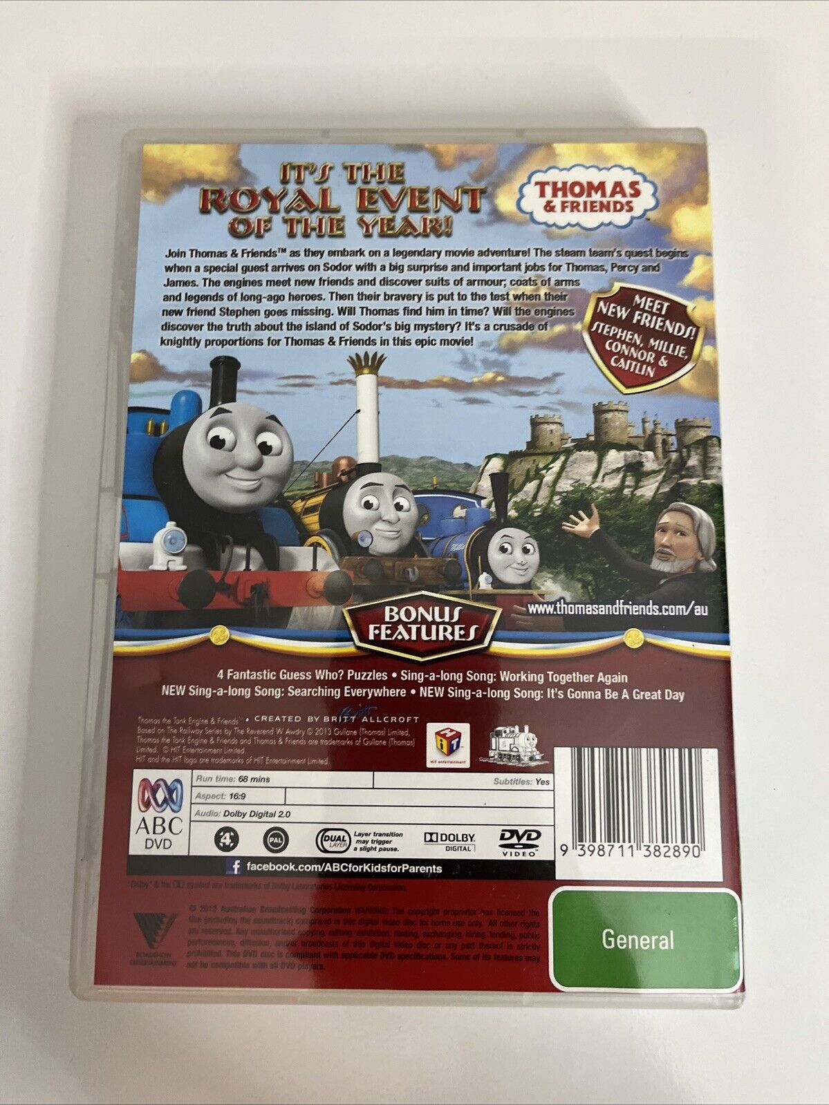 Thomas & Friends King of the Railway The Movie (DVD, 2012)  Region 4