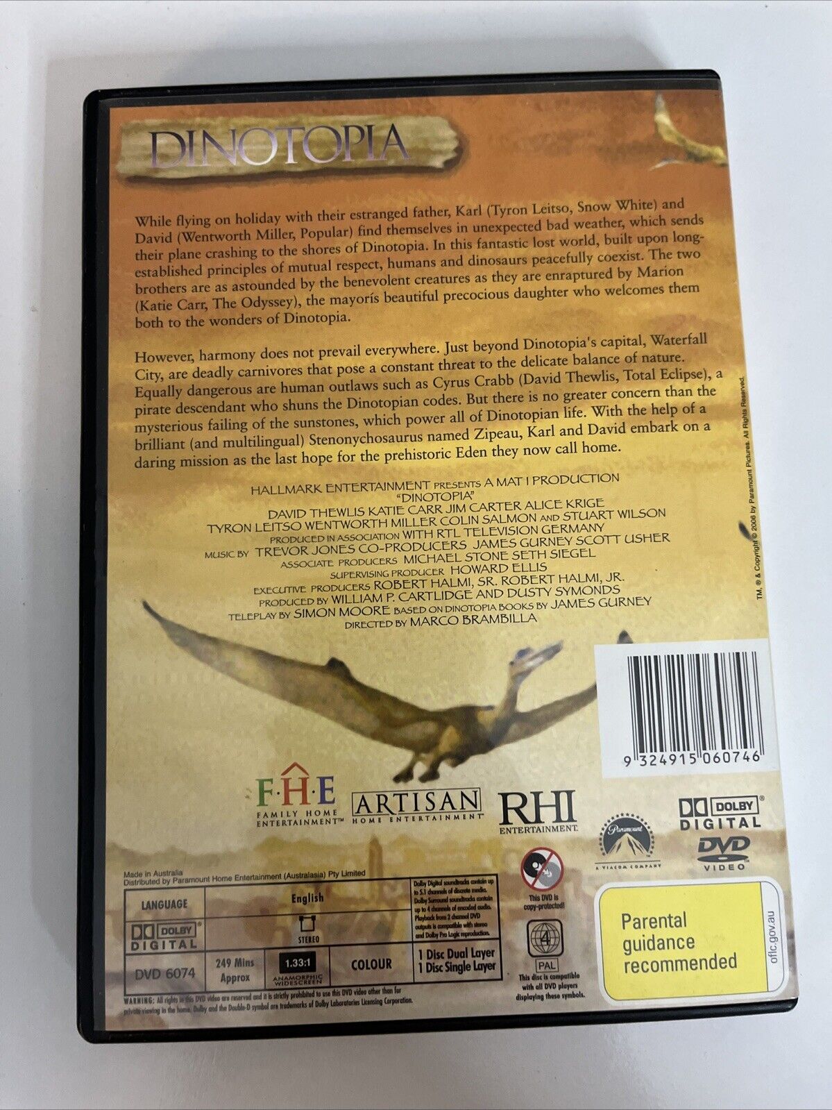 Dinotopia (DVD, 2002) Region 4