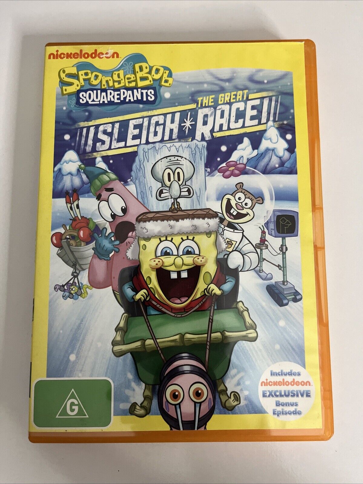 Spongebob SquarePants The Great Sleigh Race (DVD, 2011) Animation Region 4