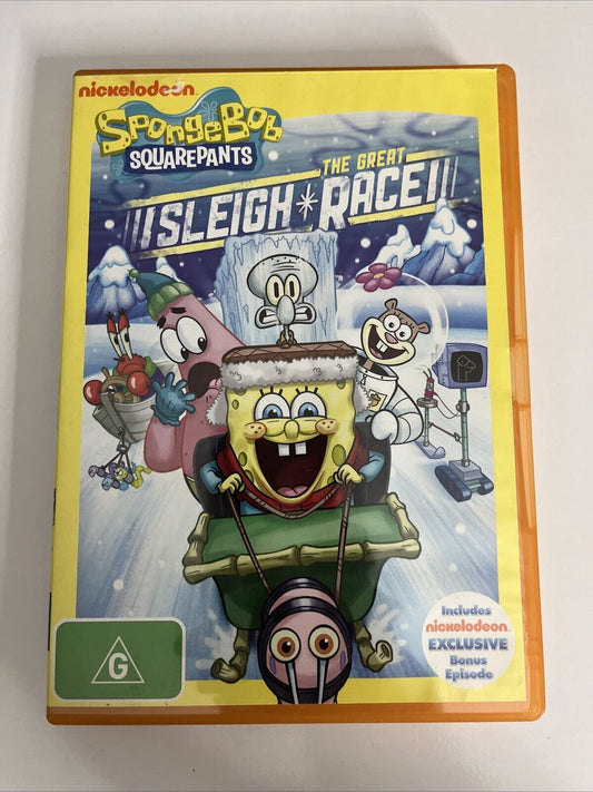 Spongebob SquarePants The Great Sleigh Race (DVD, 2011) Animation Region 4