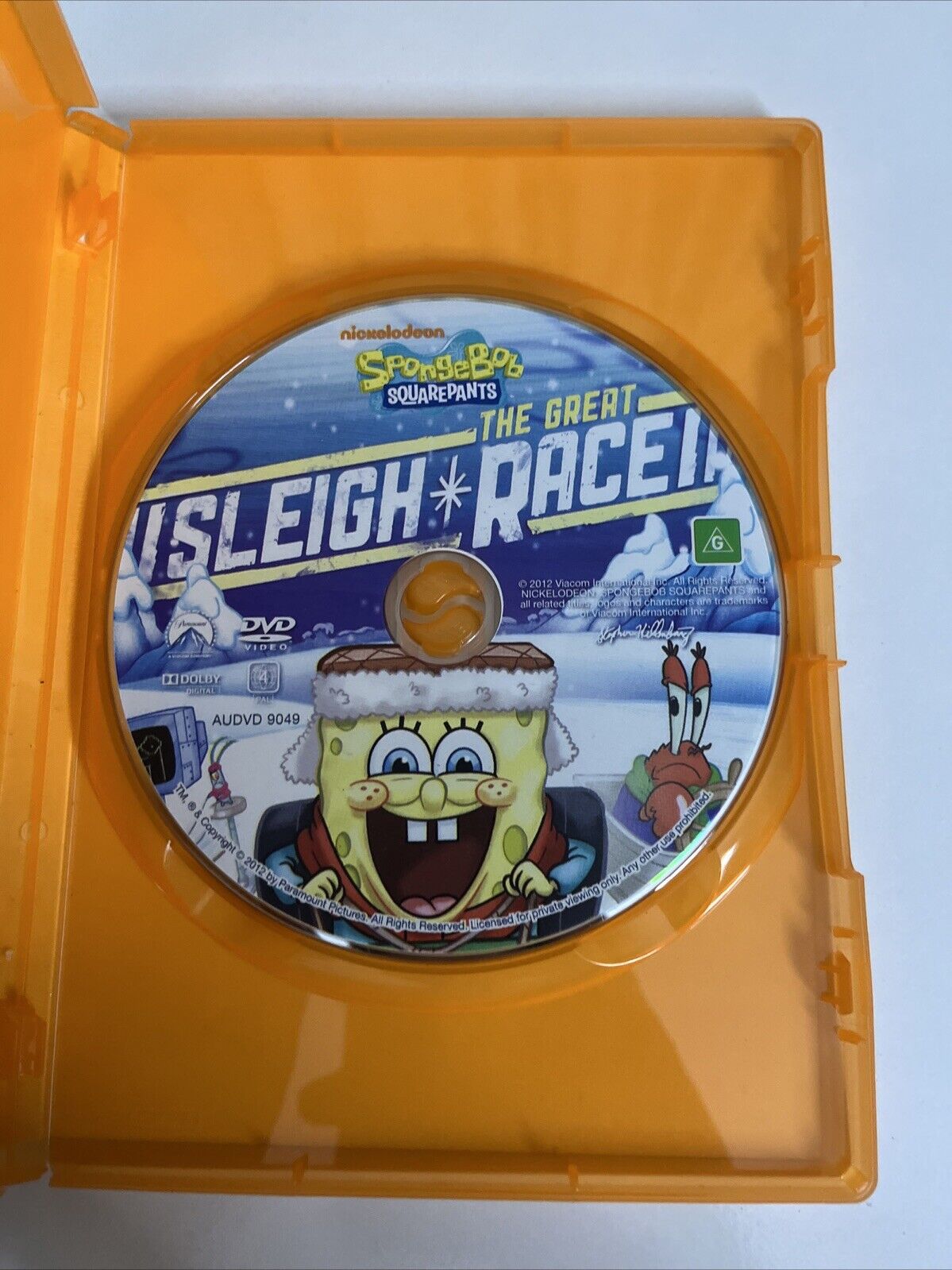 Spongebob SquarePants The Great Sleigh Race (DVD, 2011) Animation Region 4