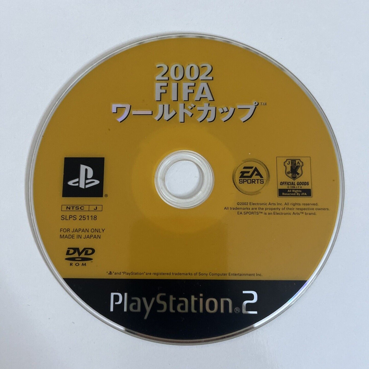FIFA 2002 World Cup PS2 Sony PlayStation NTSC-J JAPAN Soccer Game Complete