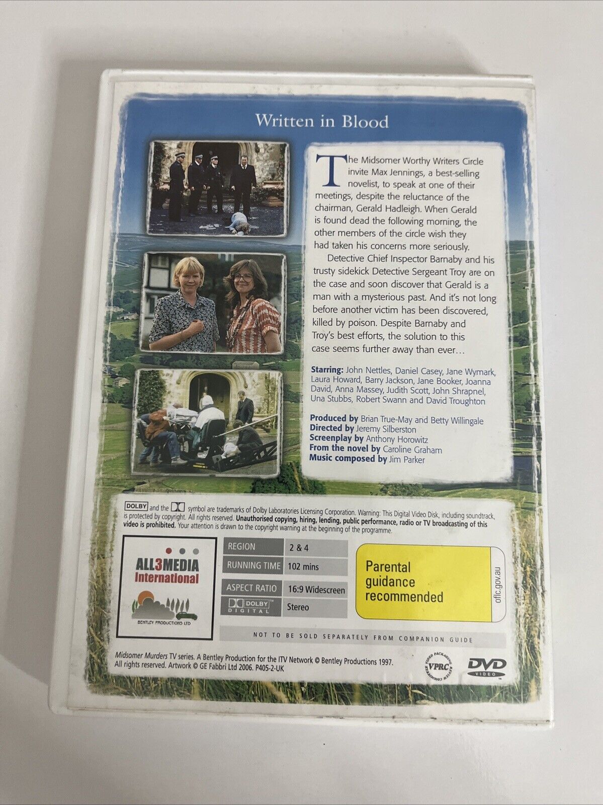 Midsomer Murders Written In Blood (DVD, 1997) Region 4 &2