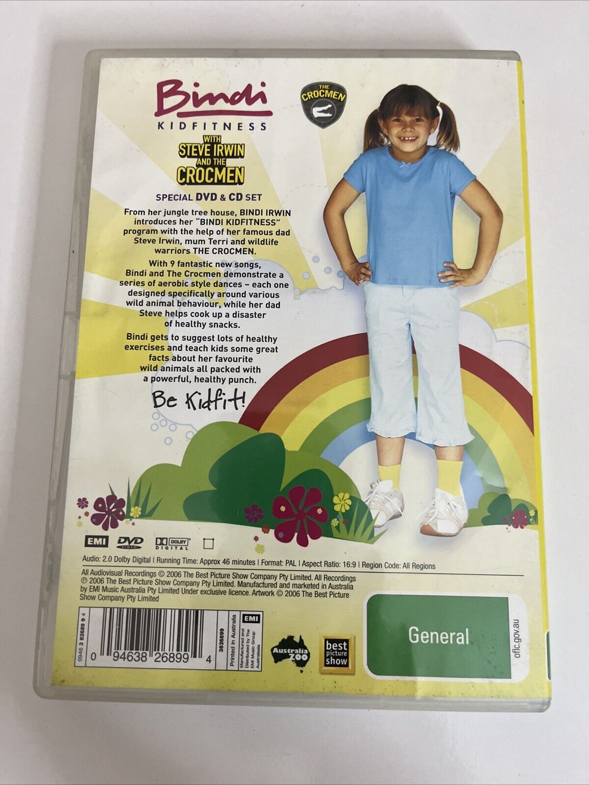 Bindi Kidfitness With Steve Irwin And The Crocmen (DVD + CD) All Regions