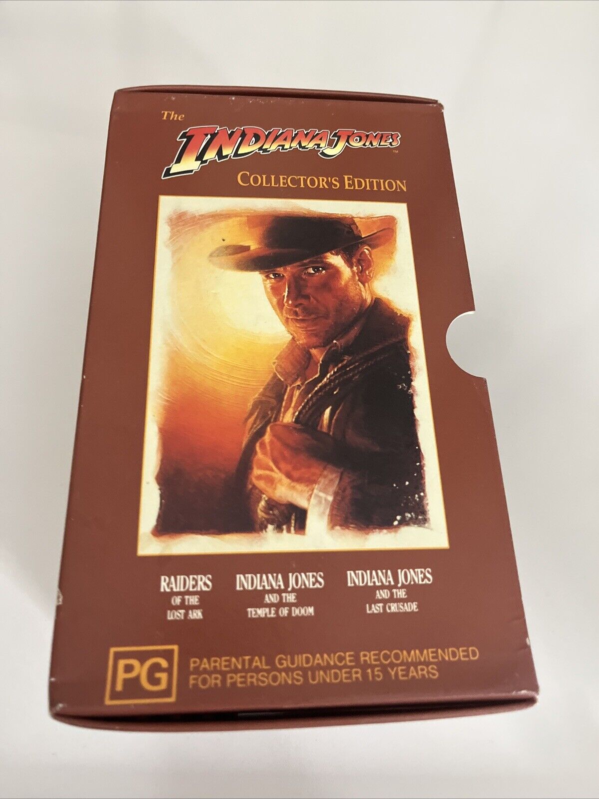 The Indiana Jones Collector's Edition VHS Video Box Set PAL 3 Movies