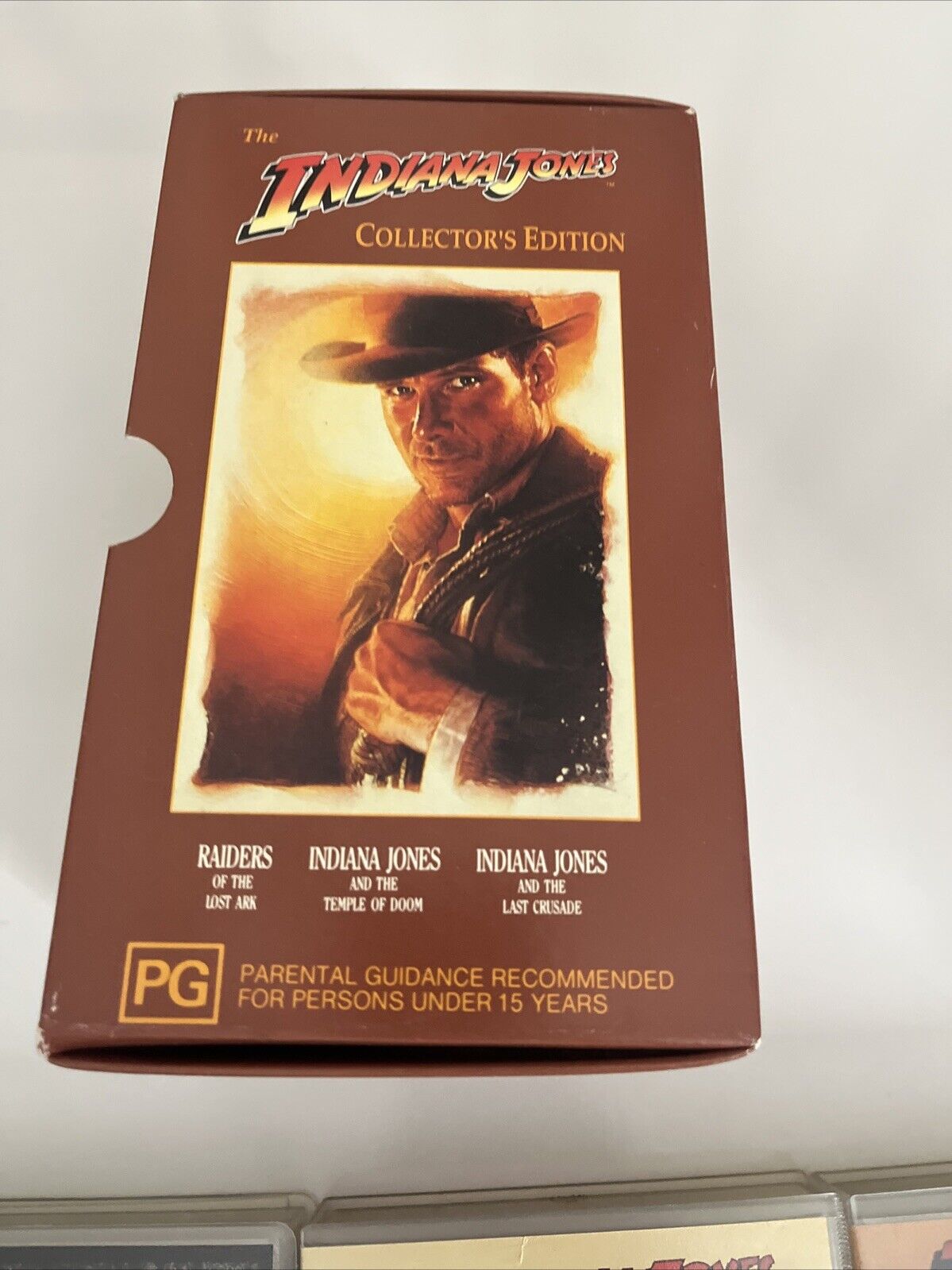 The Indiana Jones Collector's Edition VHS Video Box Set PAL 3 Movies