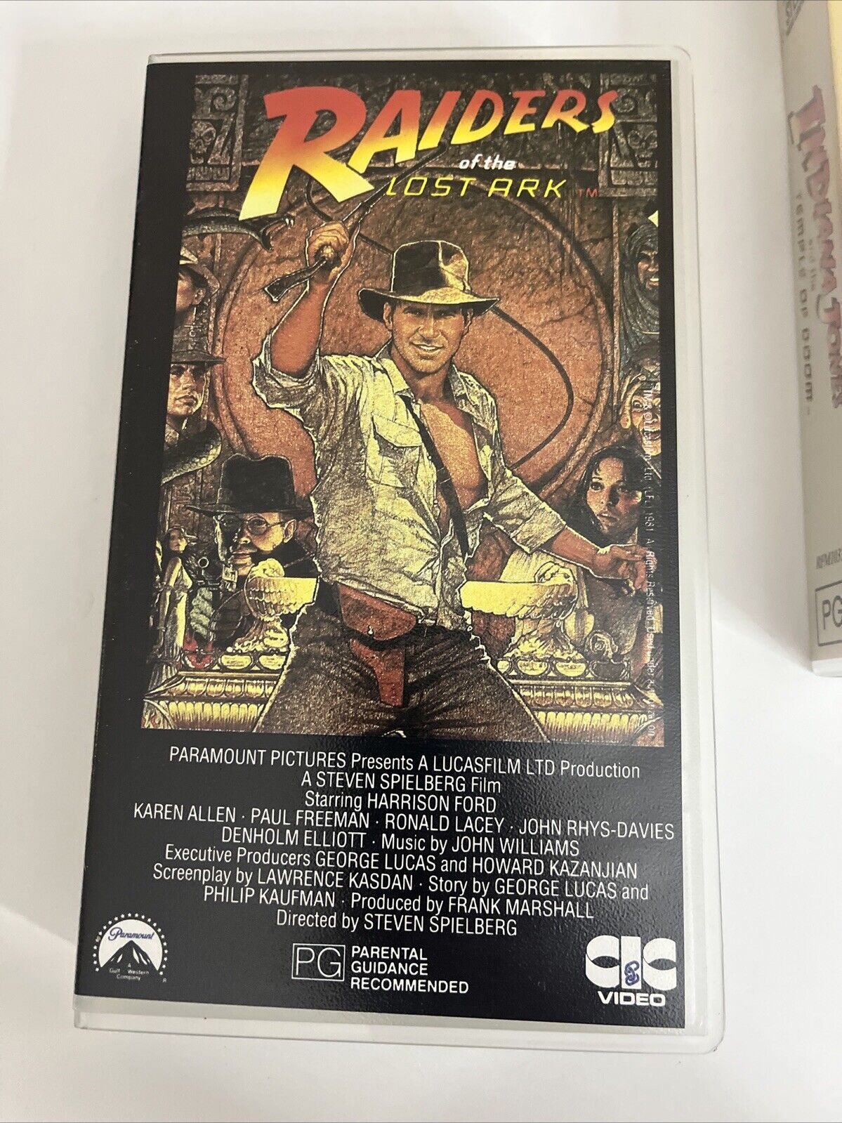 The Indiana Jones Collector's Edition VHS Video Box Set PAL 3 Movies