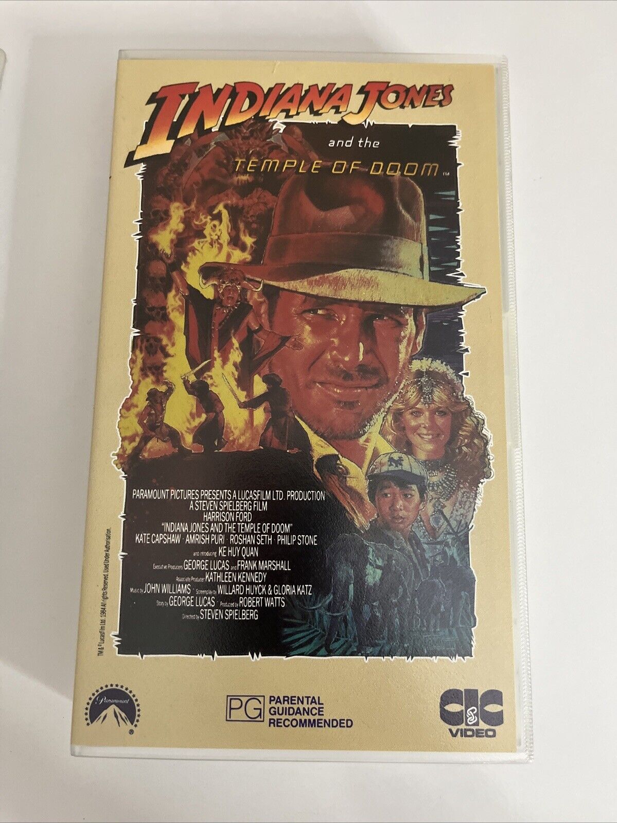 The Indiana Jones Collector's Edition VHS Video Box Set PAL 3 Movies