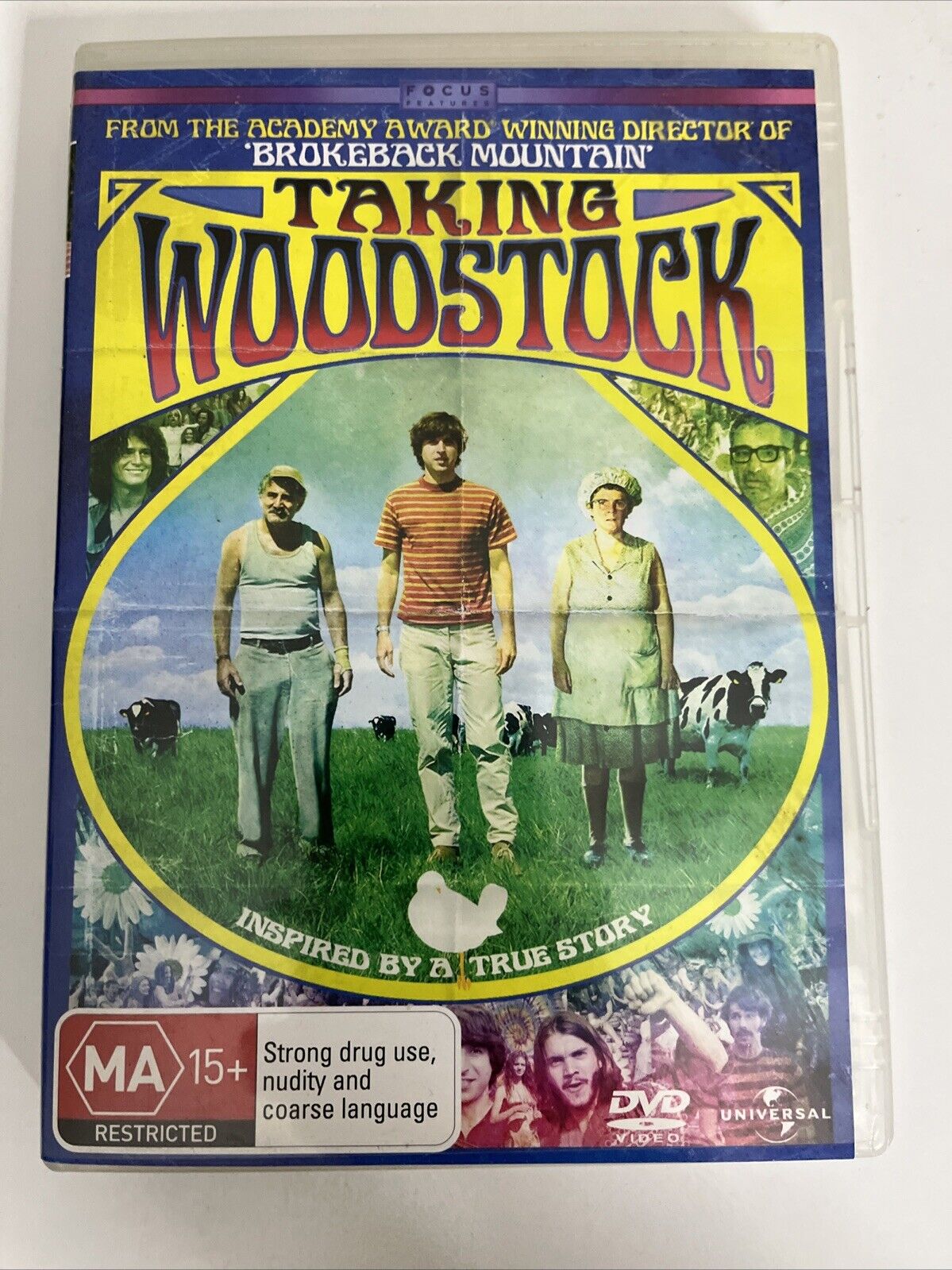 Taking Woodstock (DVD, 2009) Demetri Martin, Paul Dano Region 4 &2