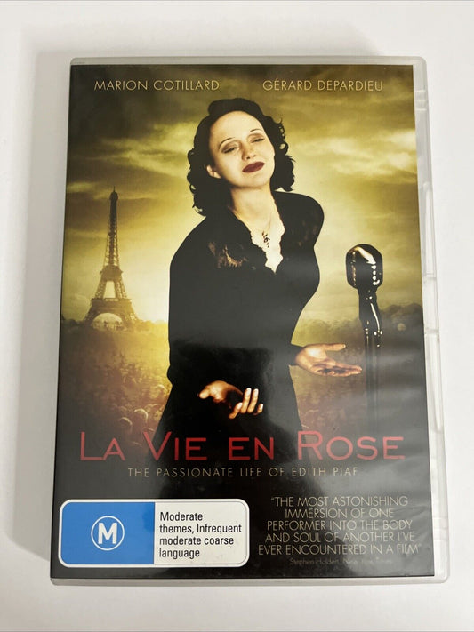 La Vie En Rose (DVD, 2007) Marion Cotillard, Gerard Depardieu Region 4