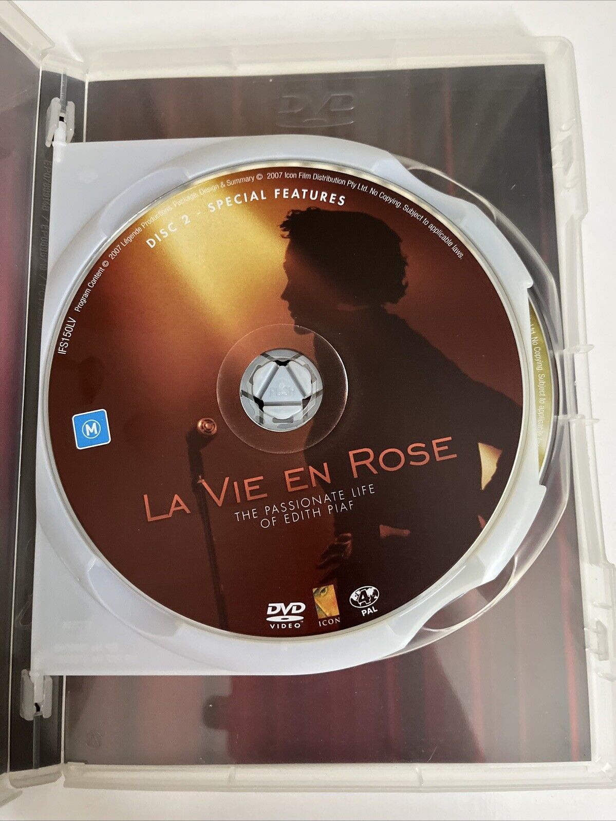 La Vie En Rose (DVD, 2007) Marion Cotillard, Gerard Depardieu Region 4