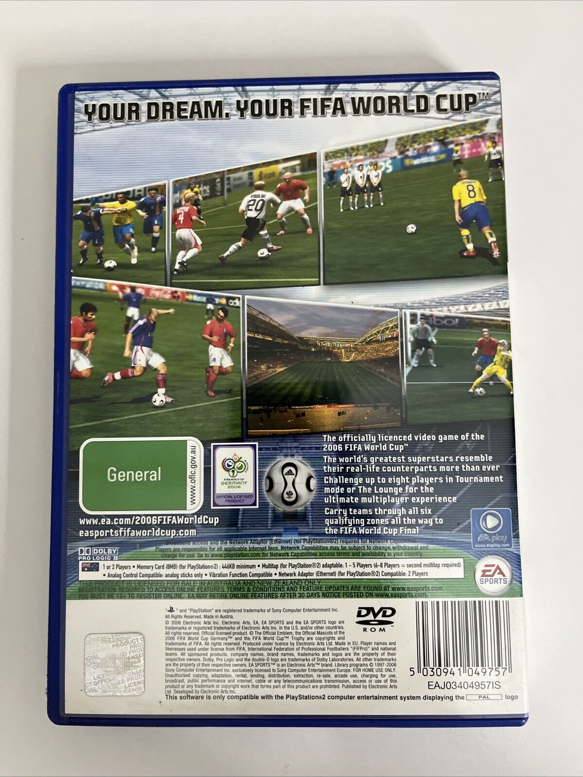 FIFA World Cup Germany 2006 PS2 Sony PlayStation 2 PAL Game Complete