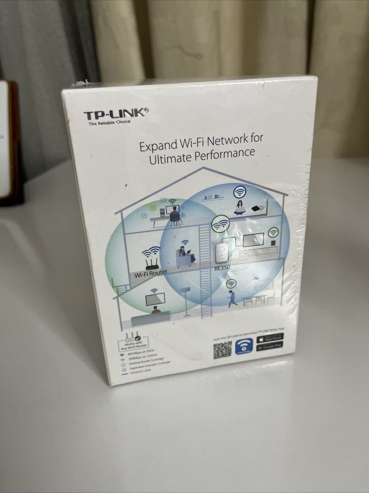 TP-LINK AC1200 Wall Plug Wi-Fi Range Extender 1200 Mbps  Brand NEW Sealed