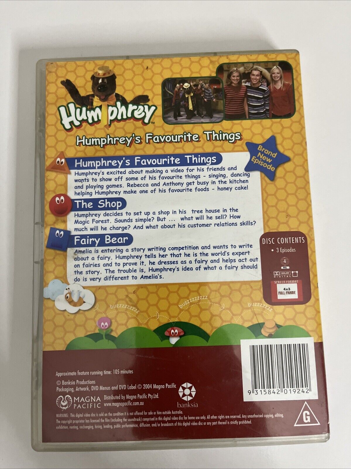 Humphrey : Humphrey's Favourite Things (DVD, 2004) Region 4