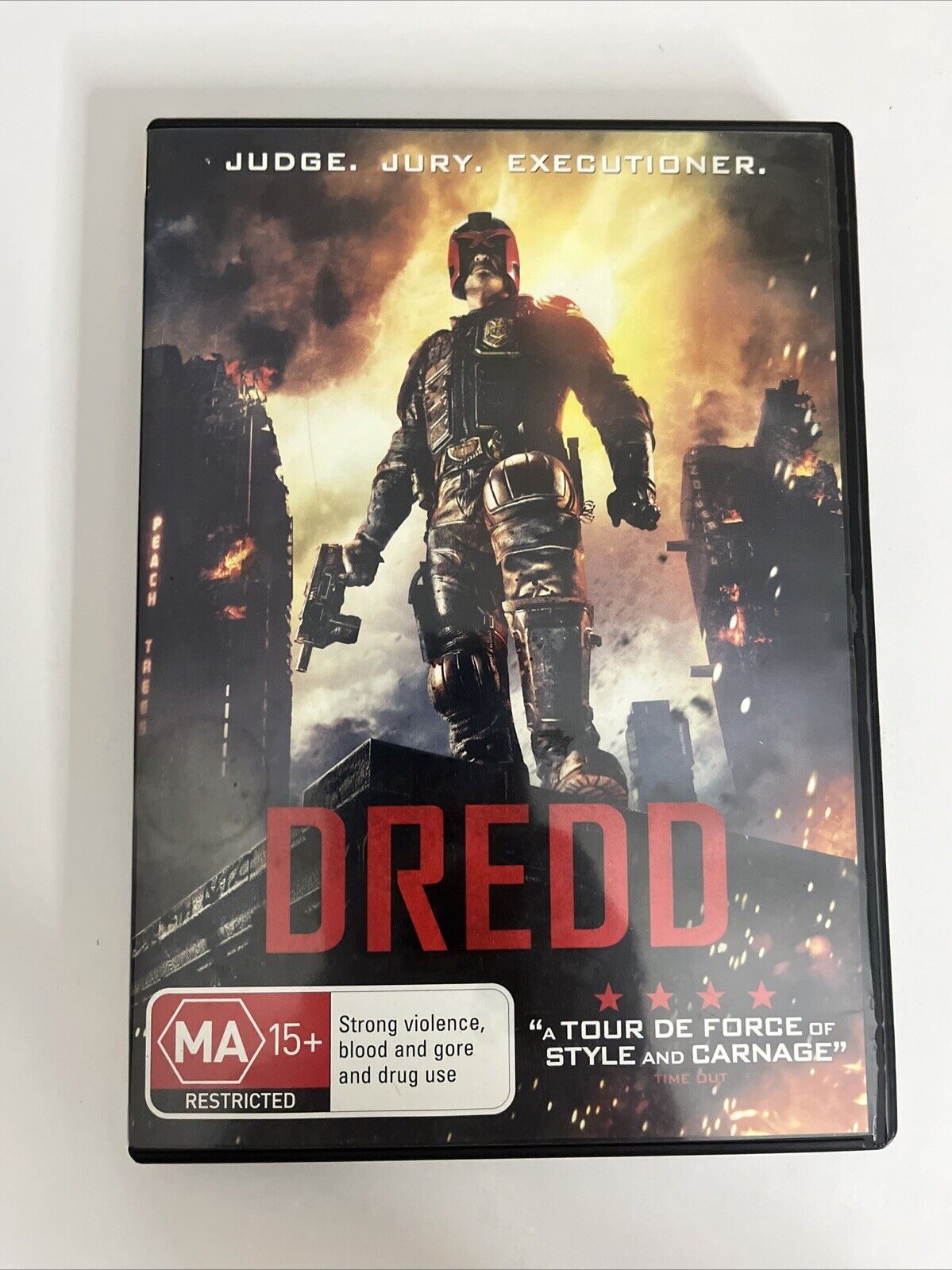 Dredd (DVD, 2012) Karl Urban, Olivia Thirlby, Lena Headey Region 4 ...