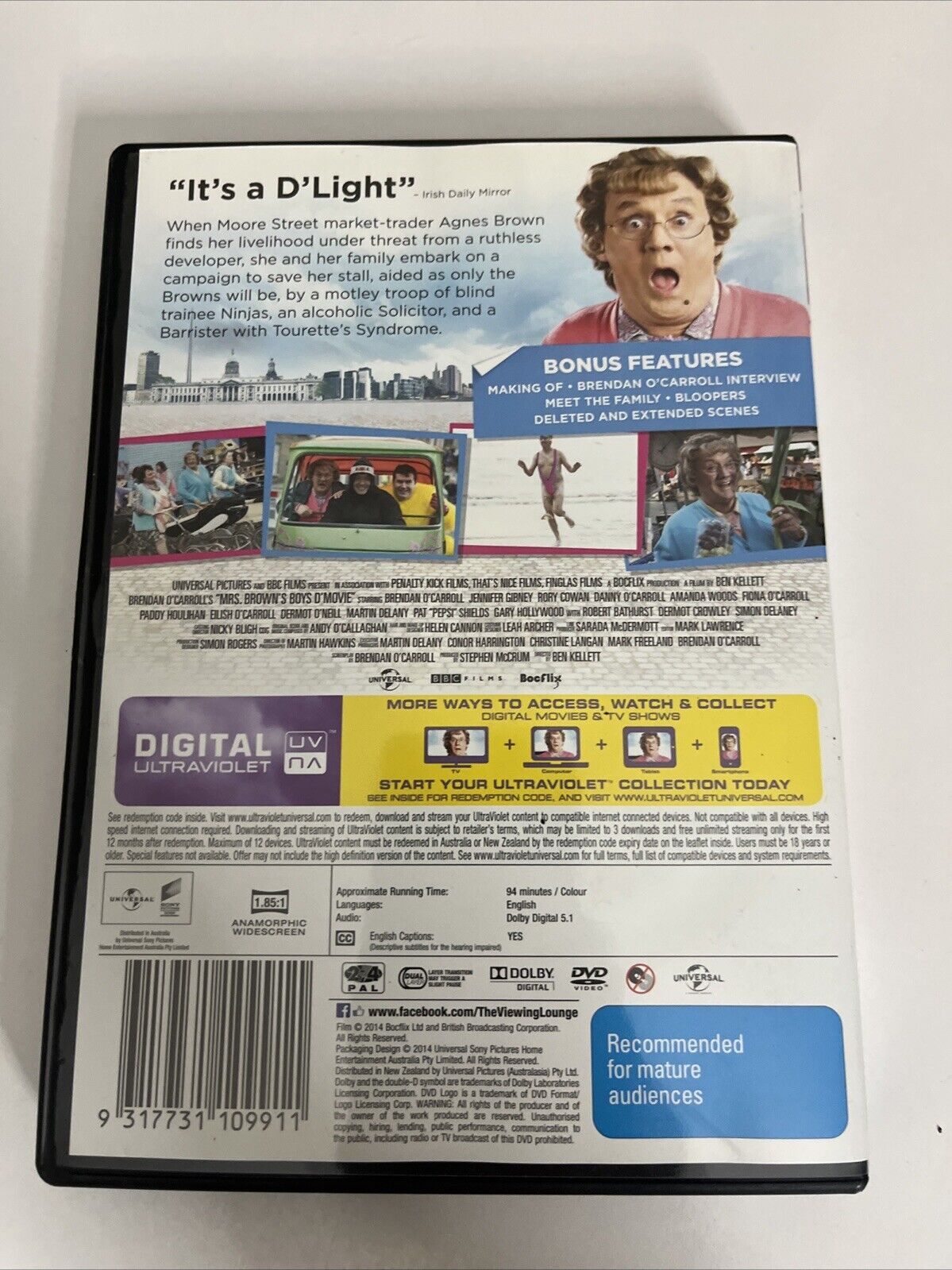 Mrs. Brown's Boys D'movie (DVD, 2014) Region 4